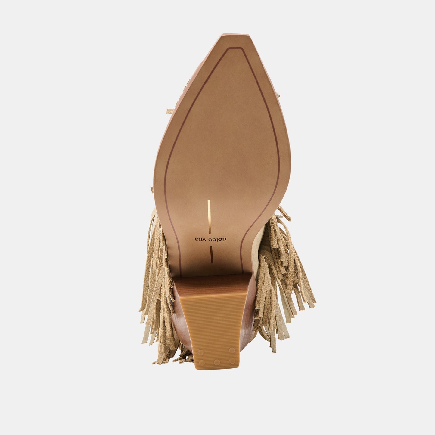 Torey Dk Taupe Suede Booties - Dolce Vita