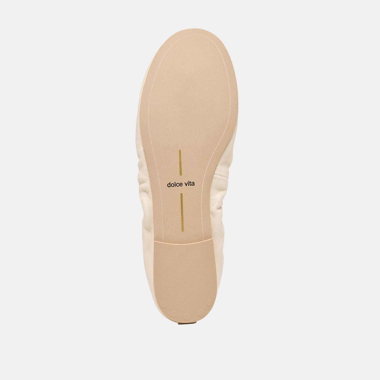 Conrad Bone Leather Ballet Flats - Dolce Vita