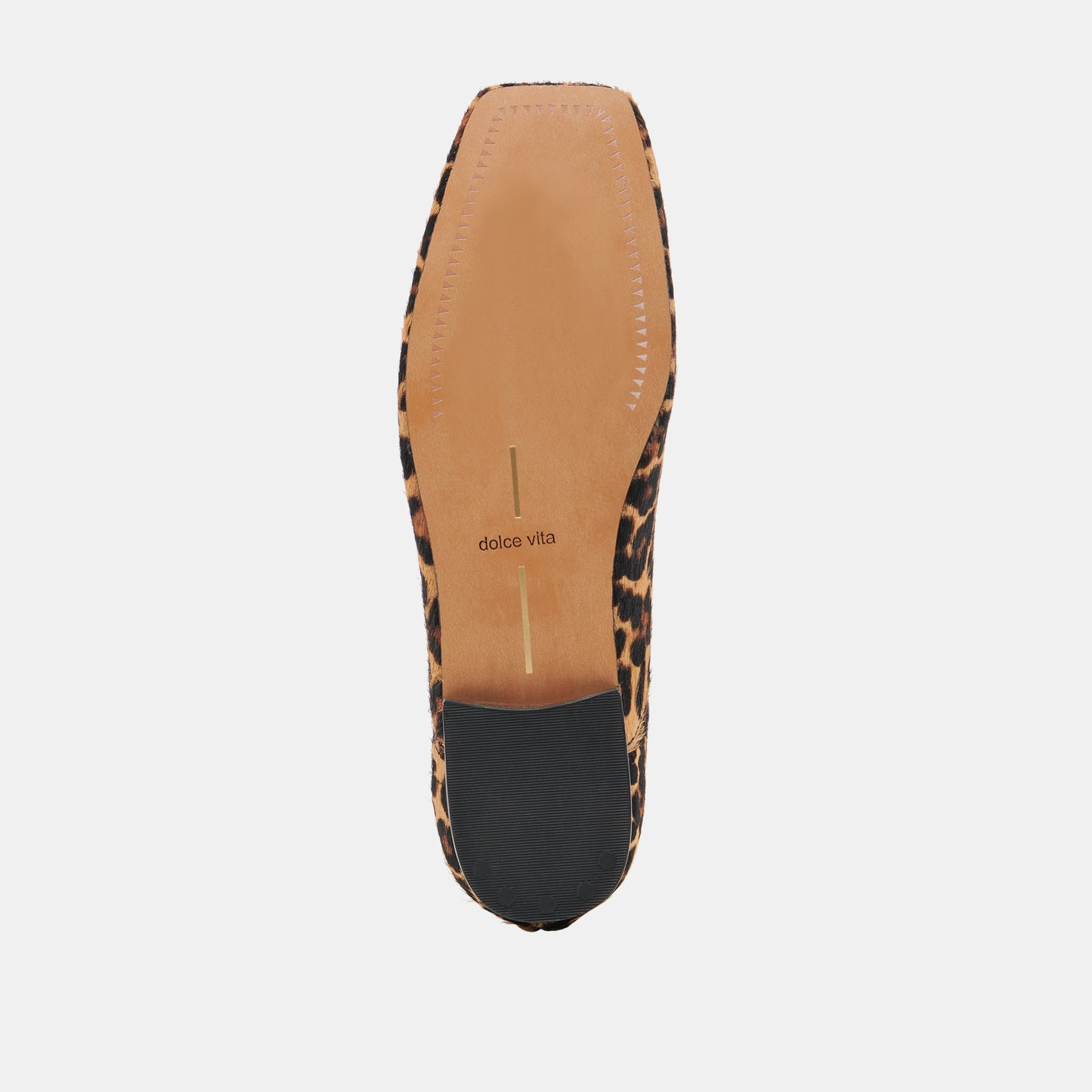 Anisa Ballet Flats DK LEOPARD CALF HAIR - Dolce Vita