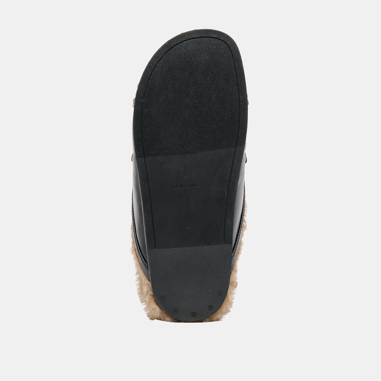 Jodero Plush Black Leather Flats - Dolce Vita