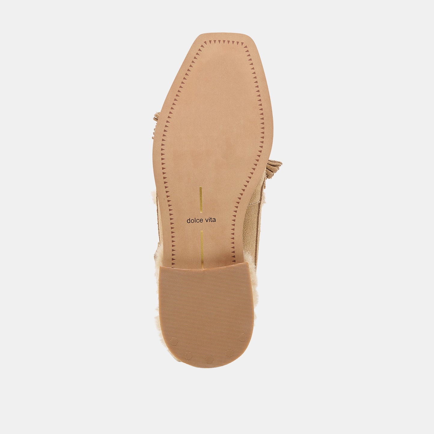 Hamlit Plush Dk Taupe Suede Loafers - Dolce Vita