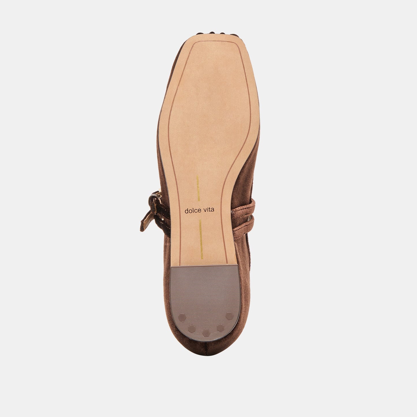 Gibsen Chocolate Velvet Ballet Flats - Dolce Vita