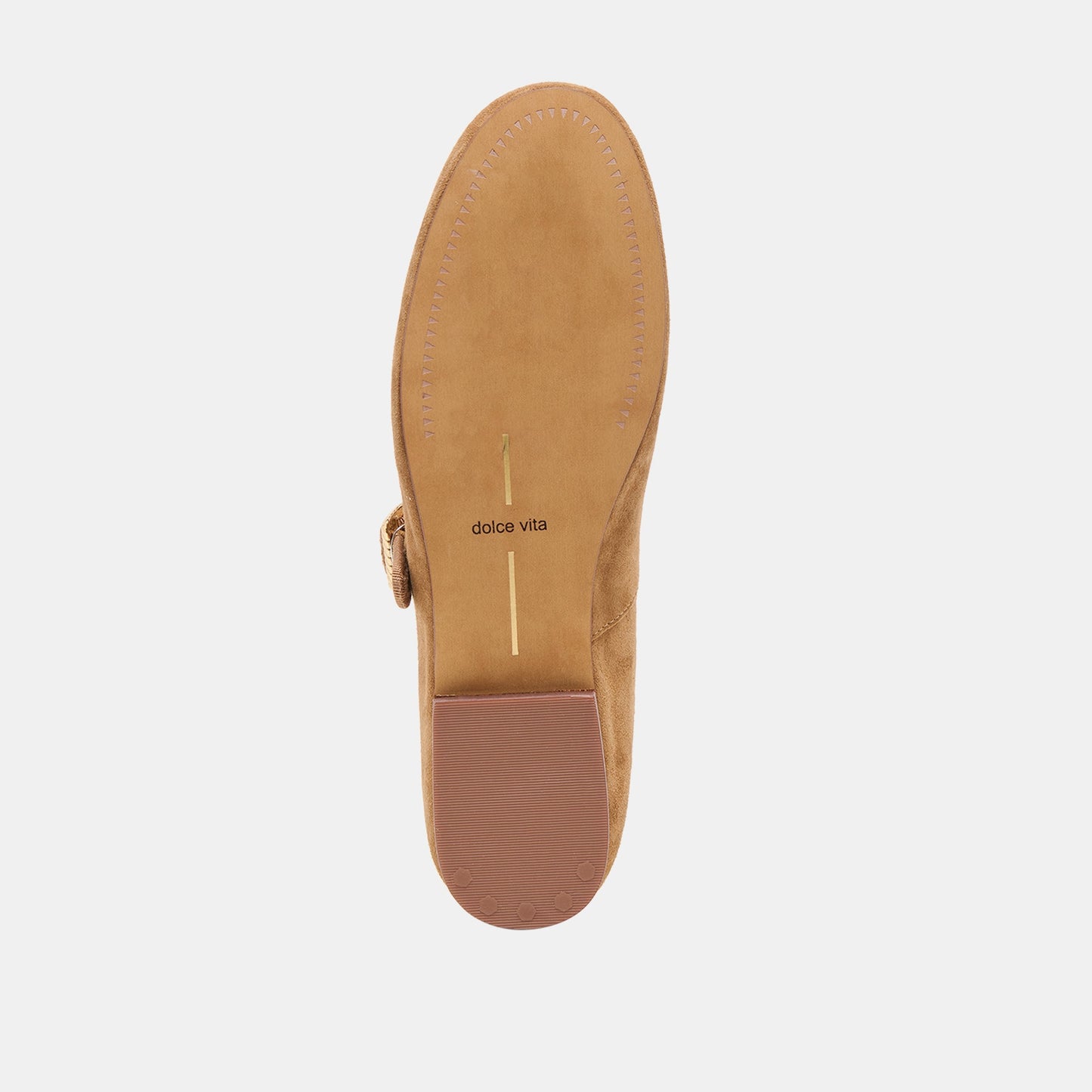 Relan Lt Brown Suede Ballet Flats - Dolce Vita