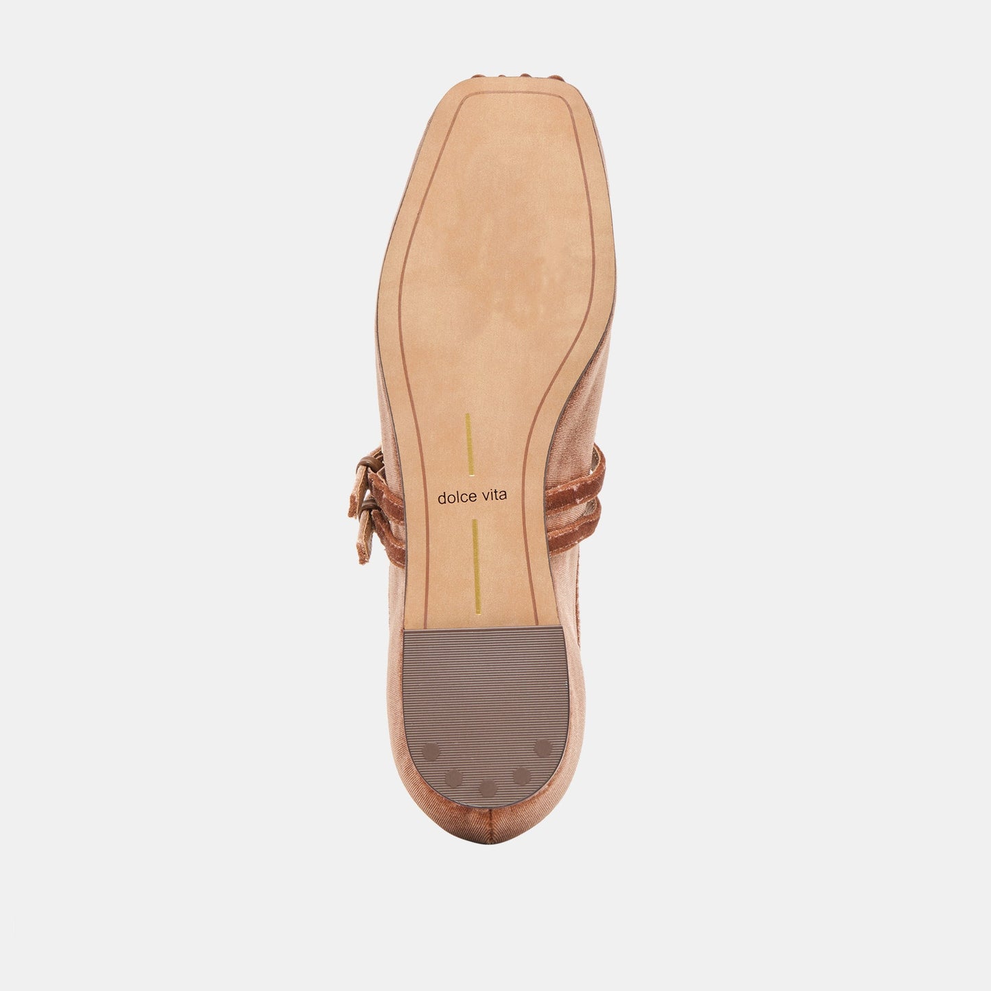 Gibsen Dk Rose Velvet Ballet Flats - Dolce Vita