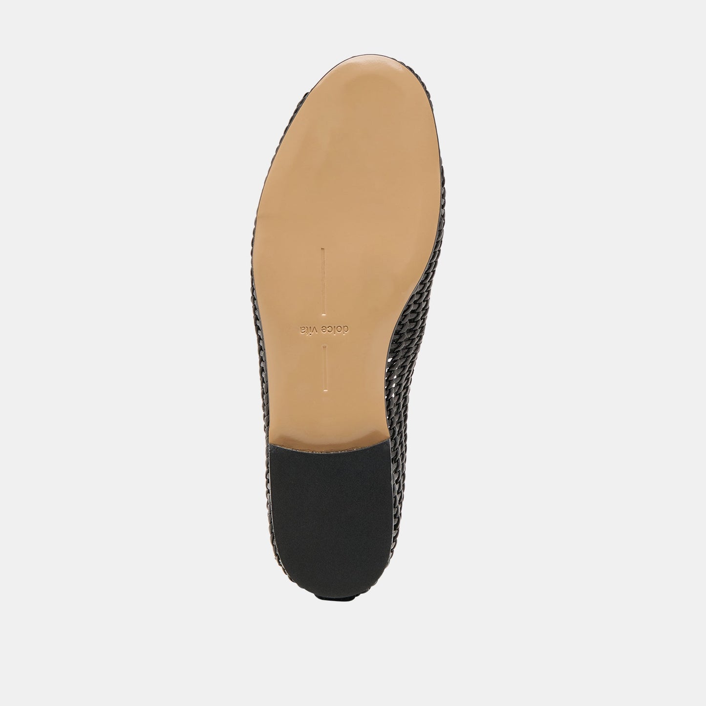 Armond Black Woven Leather Flats - Dolce Vita