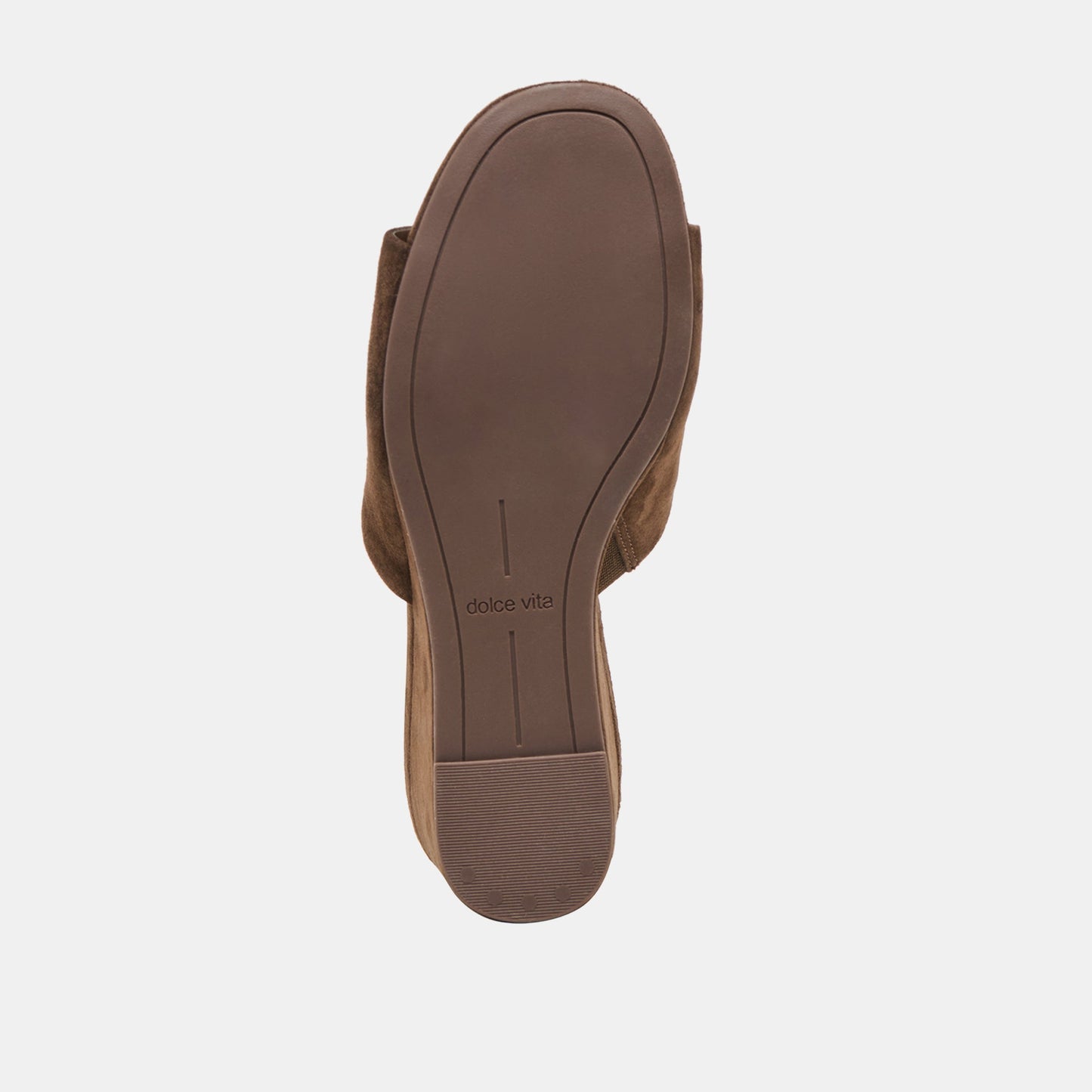 Holta Dk Brown Suede Wedges - Dolce Vita