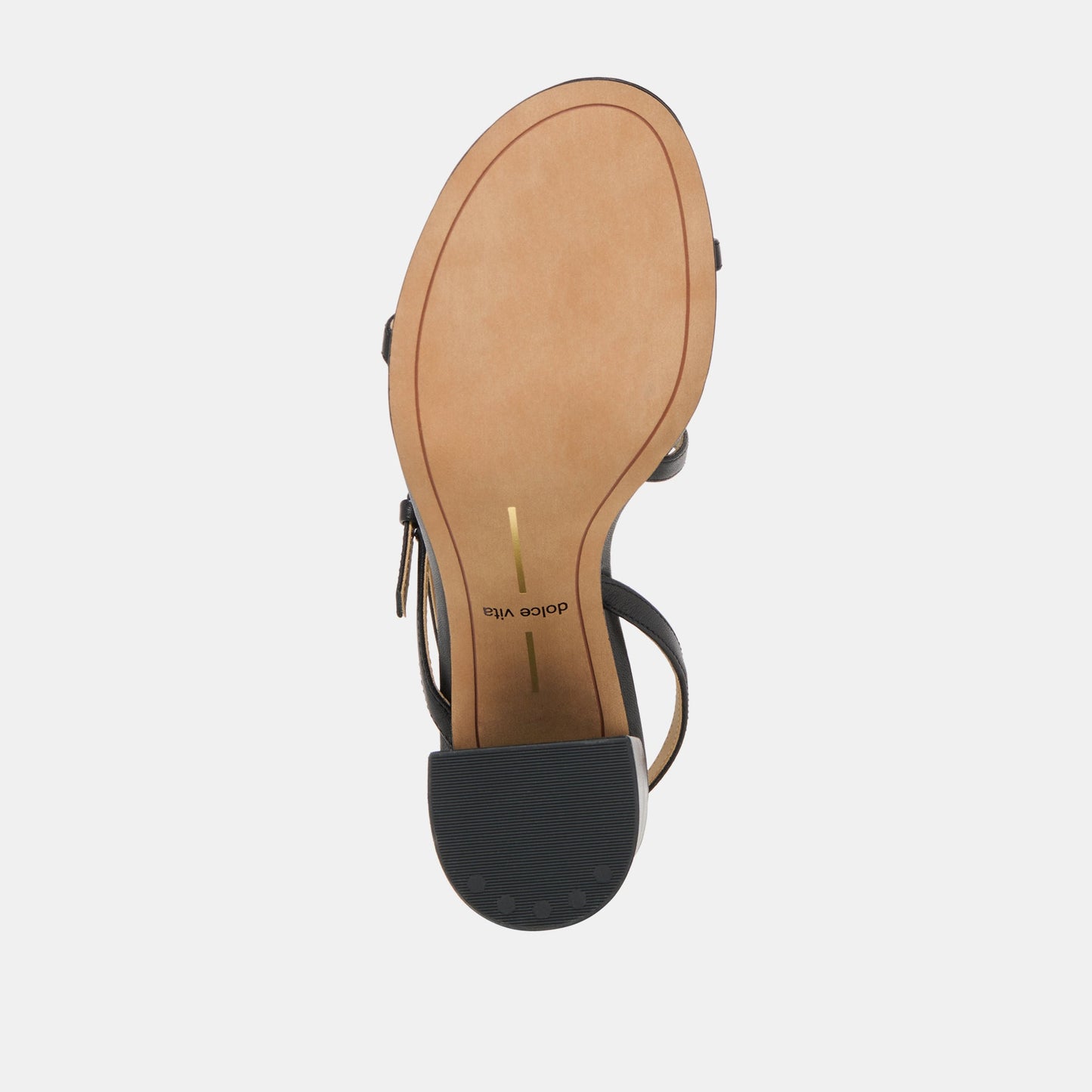 Faye Black Leather Heels - Dolce Vita