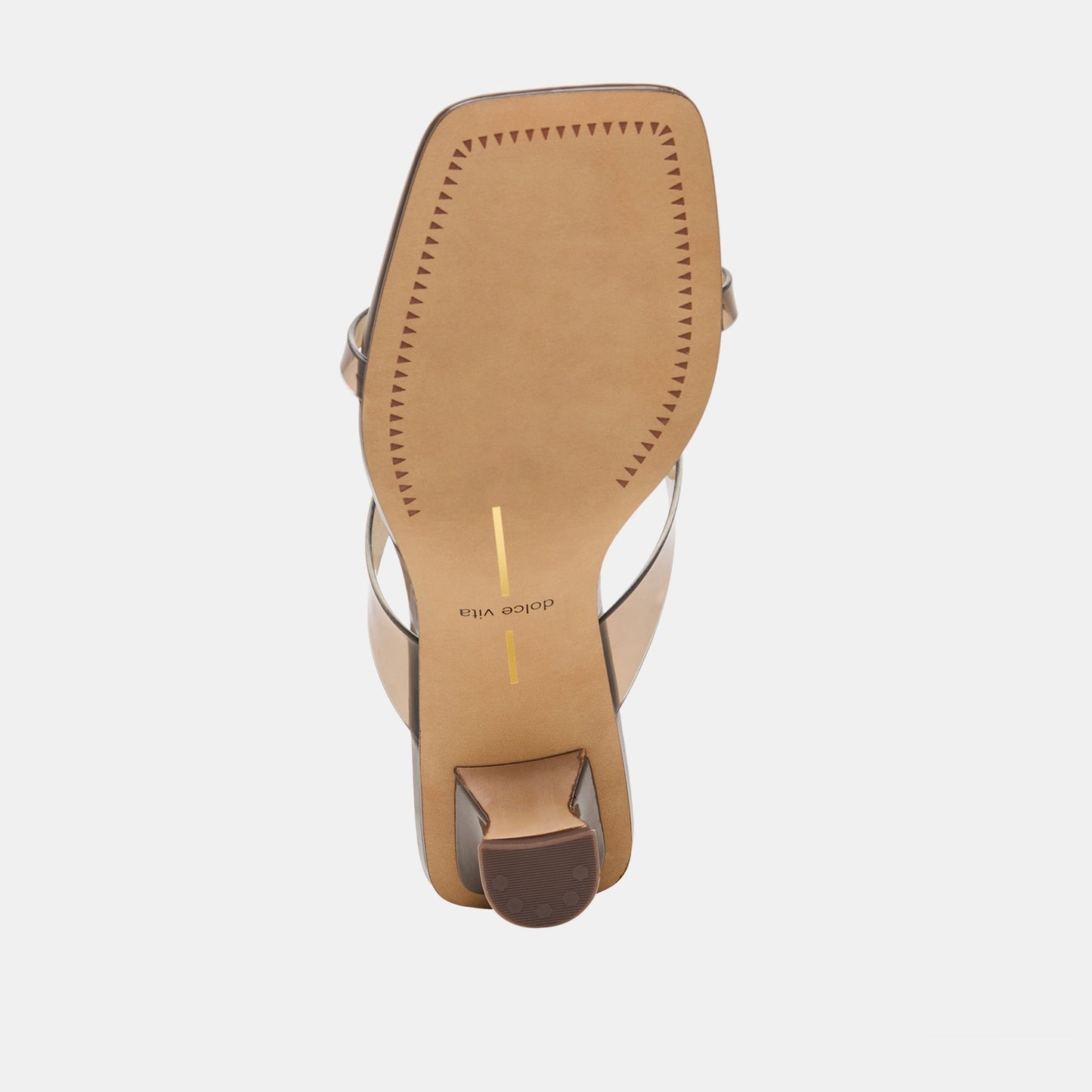 Brevel Vinyl Dk Brown Jelly Heels - Dolce Vita