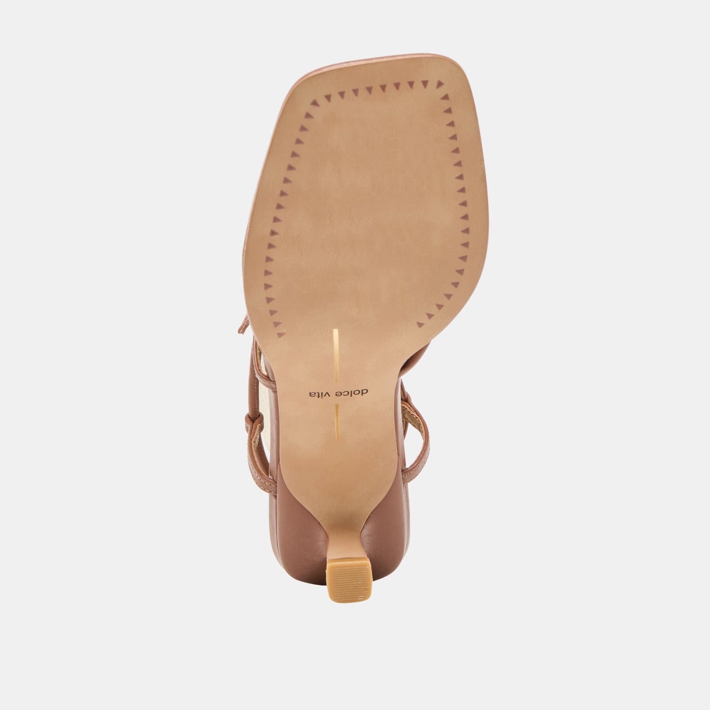 Mylee Cognac Leather Heels - Dolce Vita