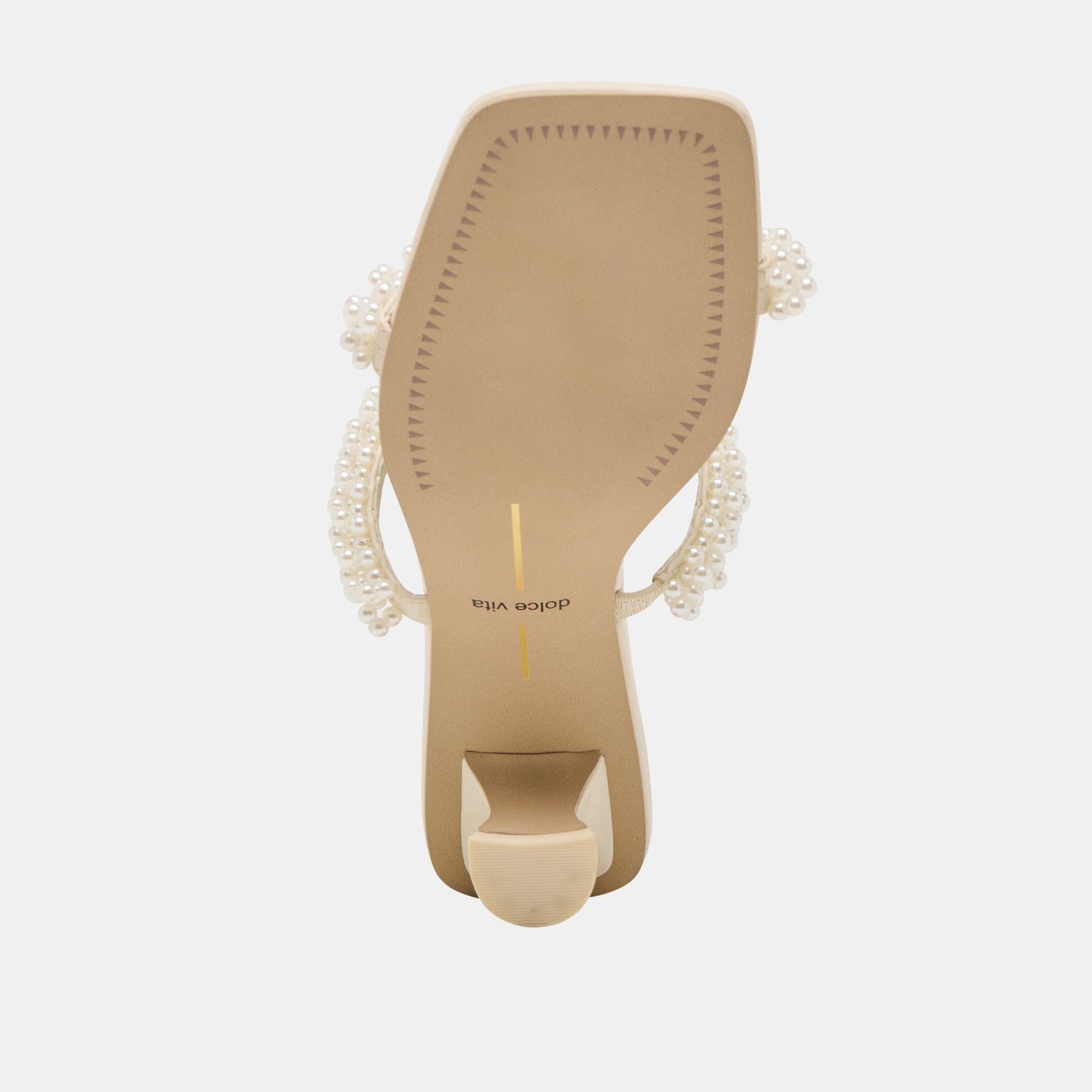 BONI PEARL HEELS VANILLA STELLA - Dolce Vita