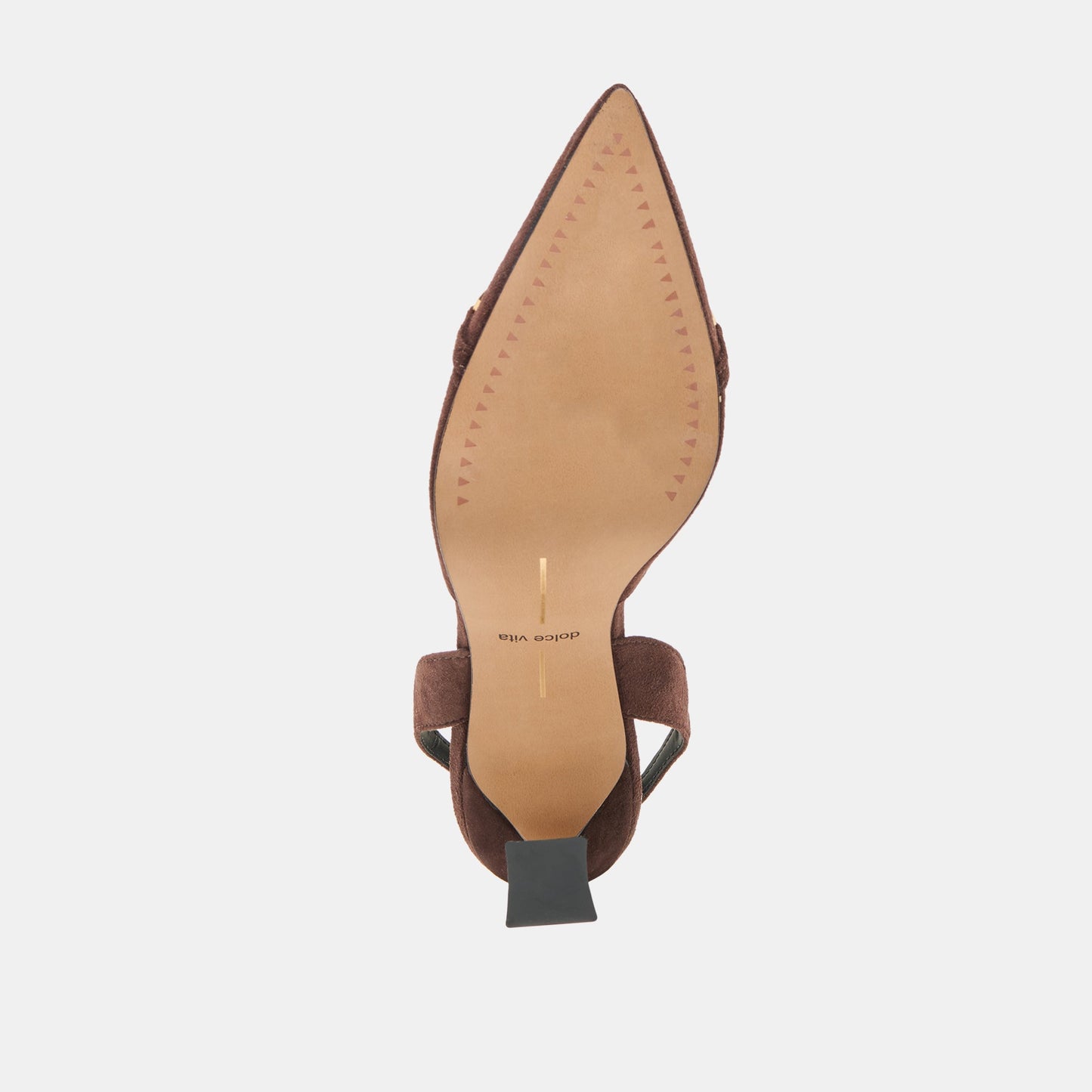 Malik Mahogany Nubuck Heels - Dolce Vita