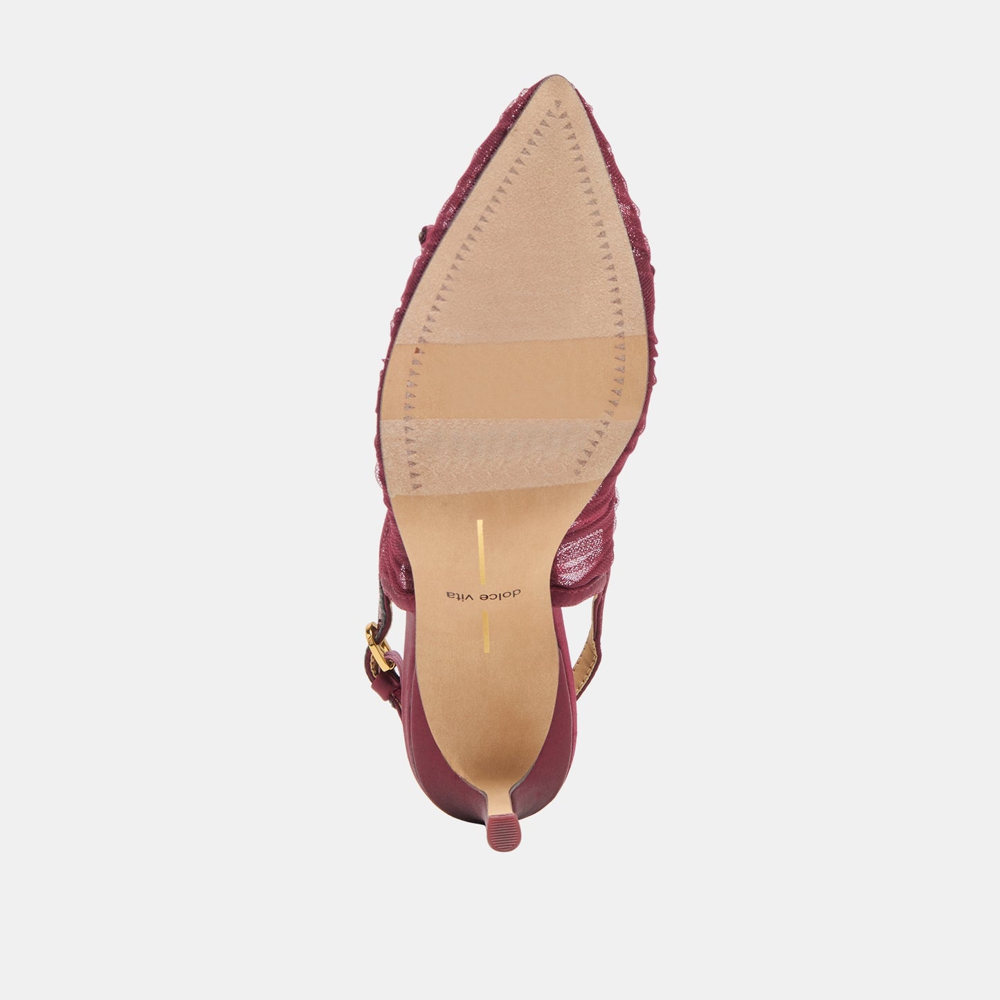 Yela Cranberry Tulle Heels - Dolce Vita