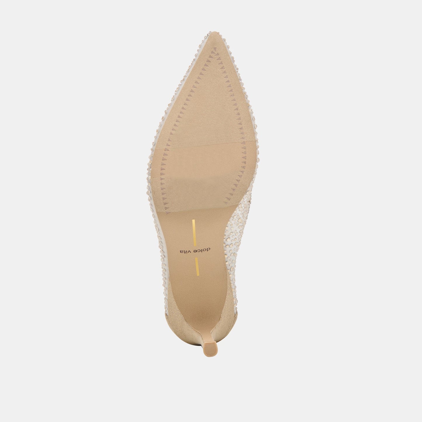 Kashe Crystal Lt Gold Mesh Heels - Dolce Vita