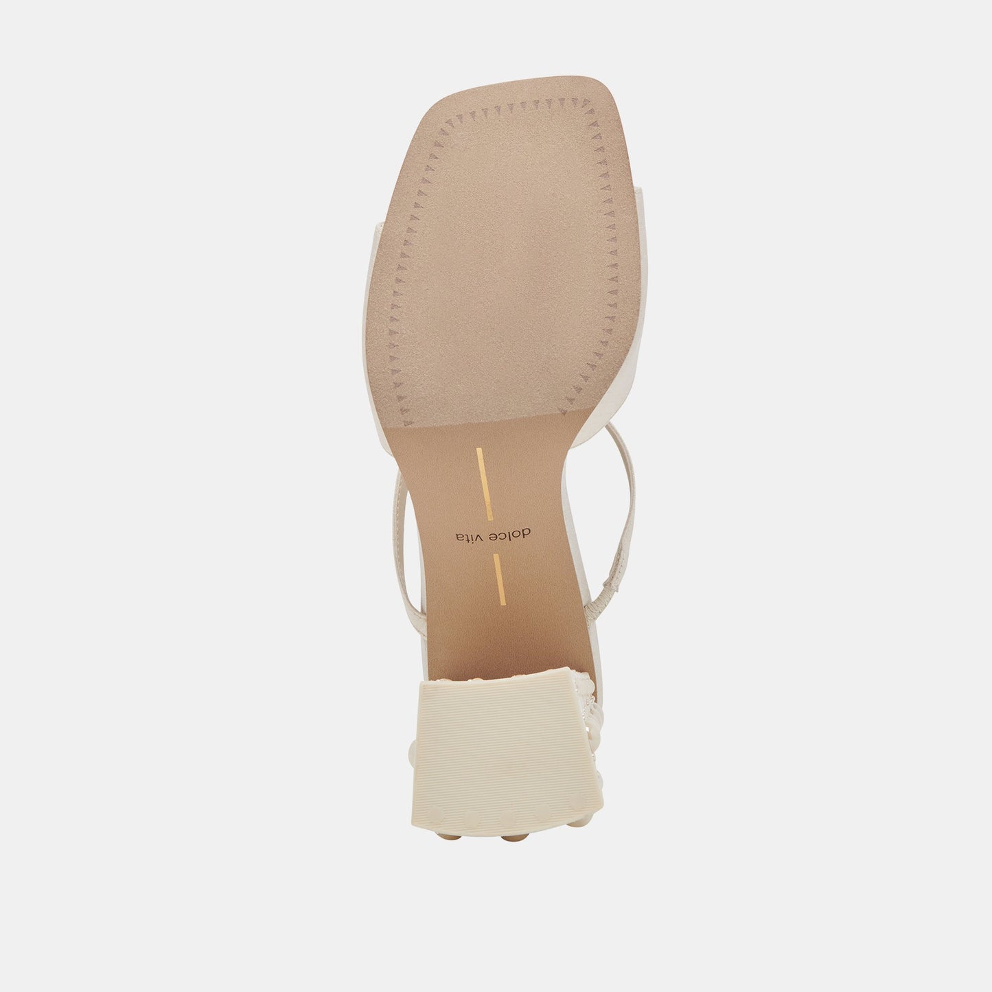 JEMMY PEARL HEELS VANILLA SILK - Dolce Vita