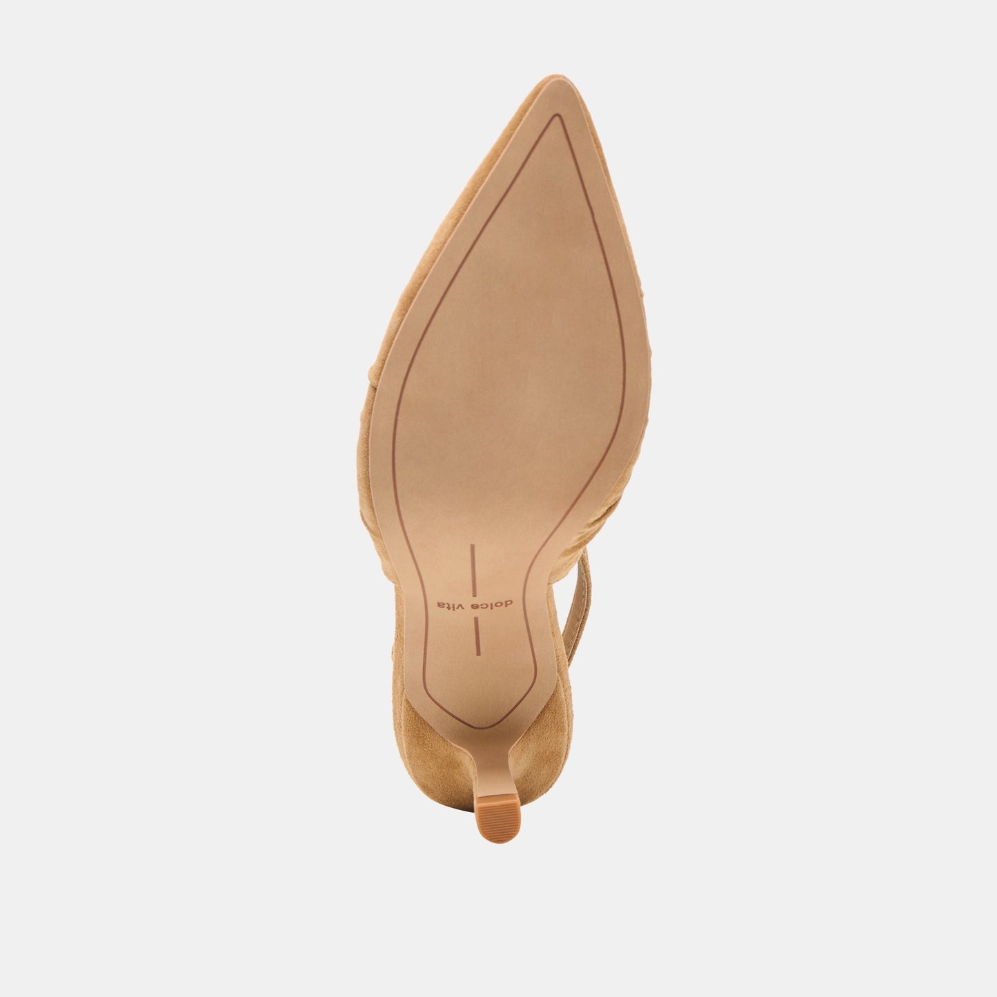 Keira Lt Brown Suede Heels - Dolce Vita