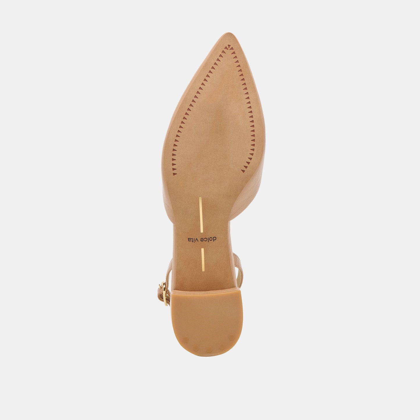Carel Lt Tan Crinkle Patent Leather Heels - Dolce Vita