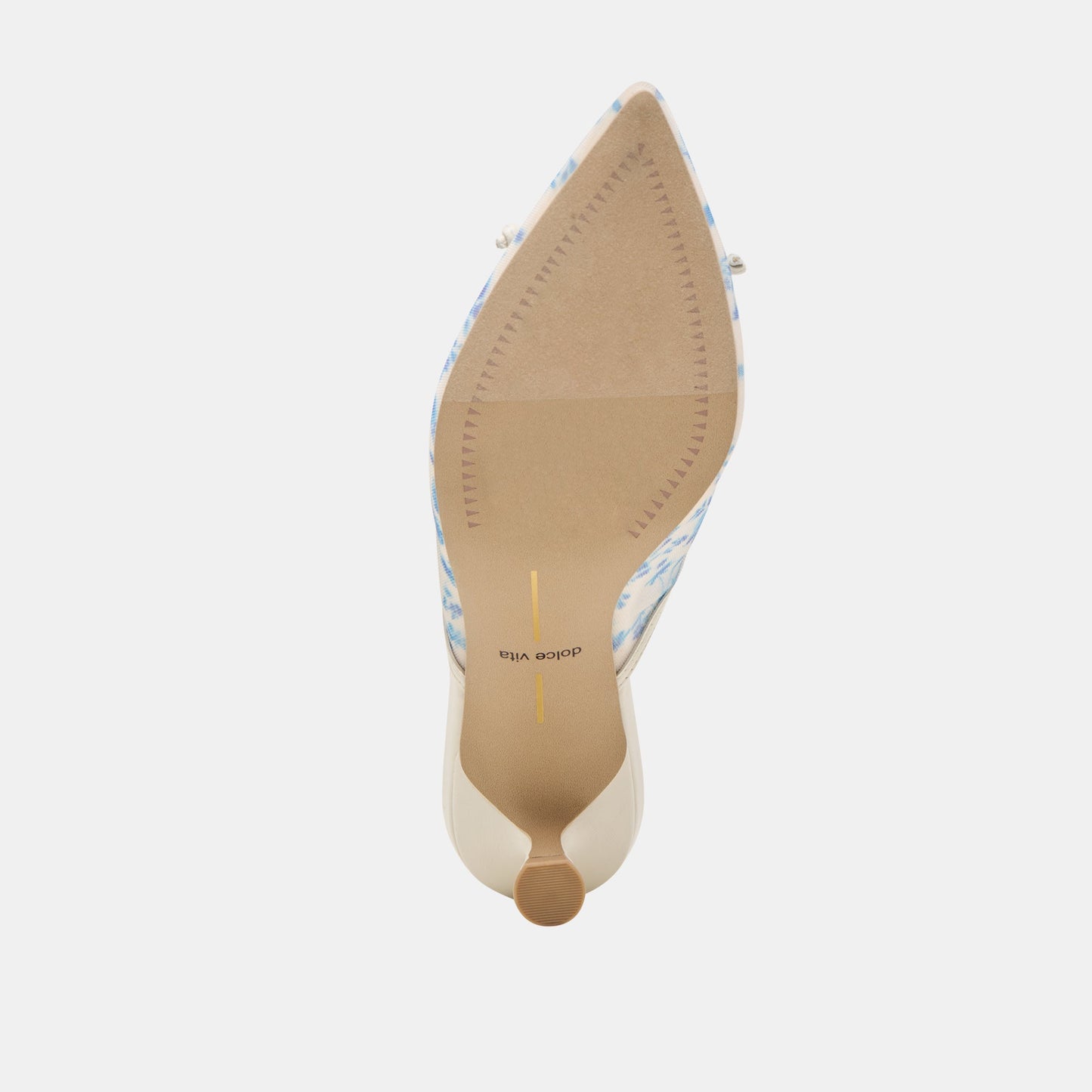 Cleo Blue Floral Mesh Heels - Dolce Vita