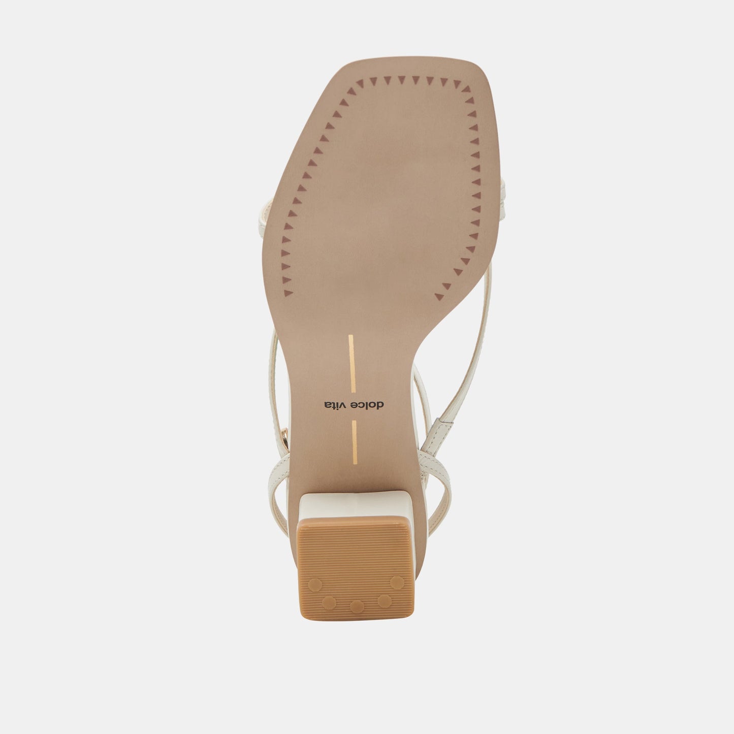 KARLOS SANDALS BONE LEATHER - Dolce Vita