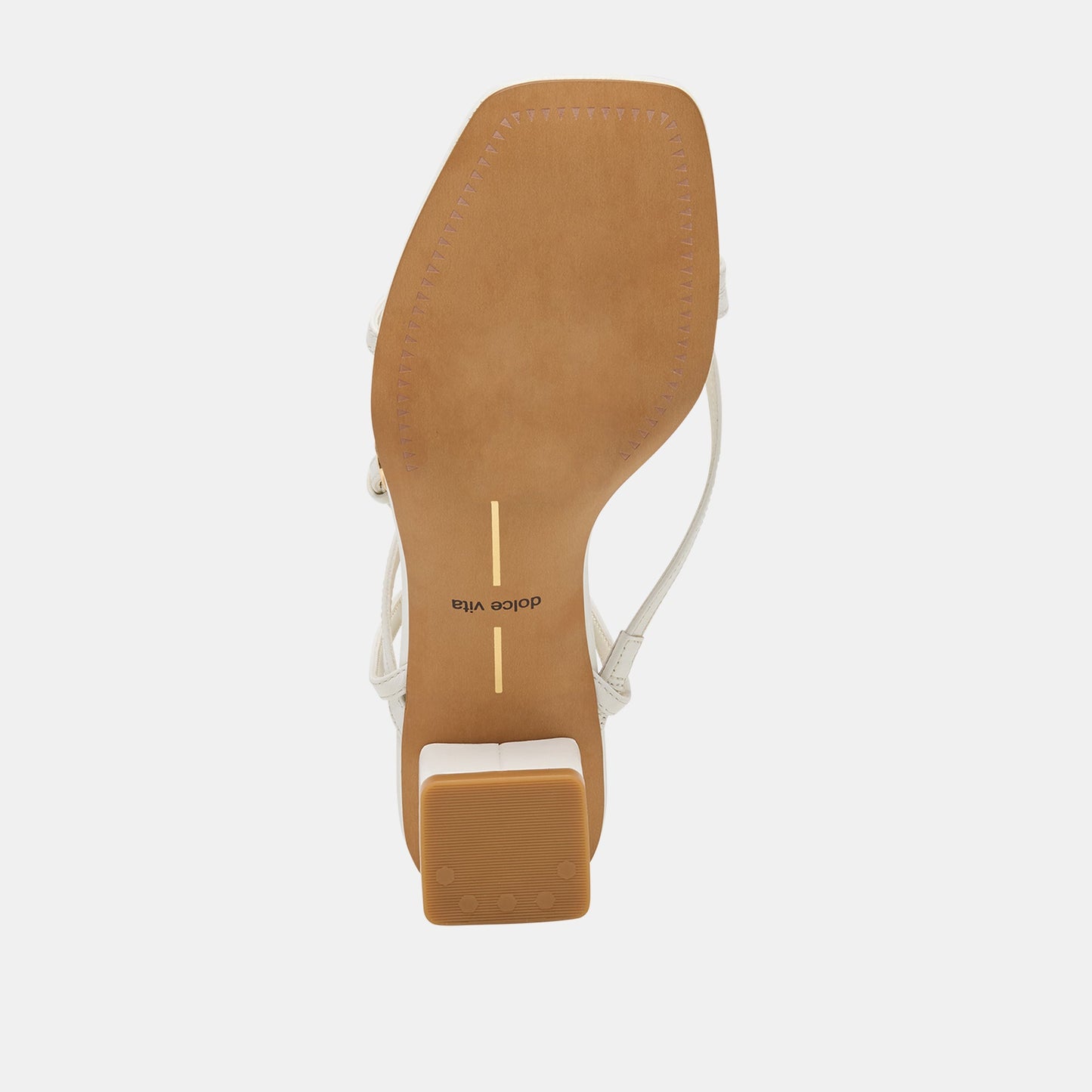 Karlos True White Leather Sandals - Dolce Vita