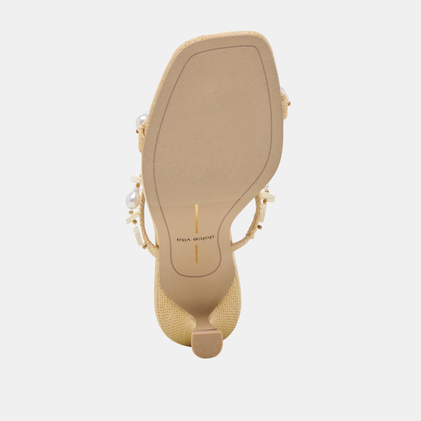 GRASON HEELS LT NATURAL RAFFIA - Dolce Vita