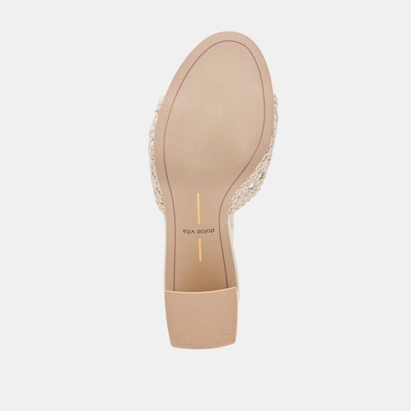 MARGOE HEELS CREME WOVEN STELLA - Dolce Vita