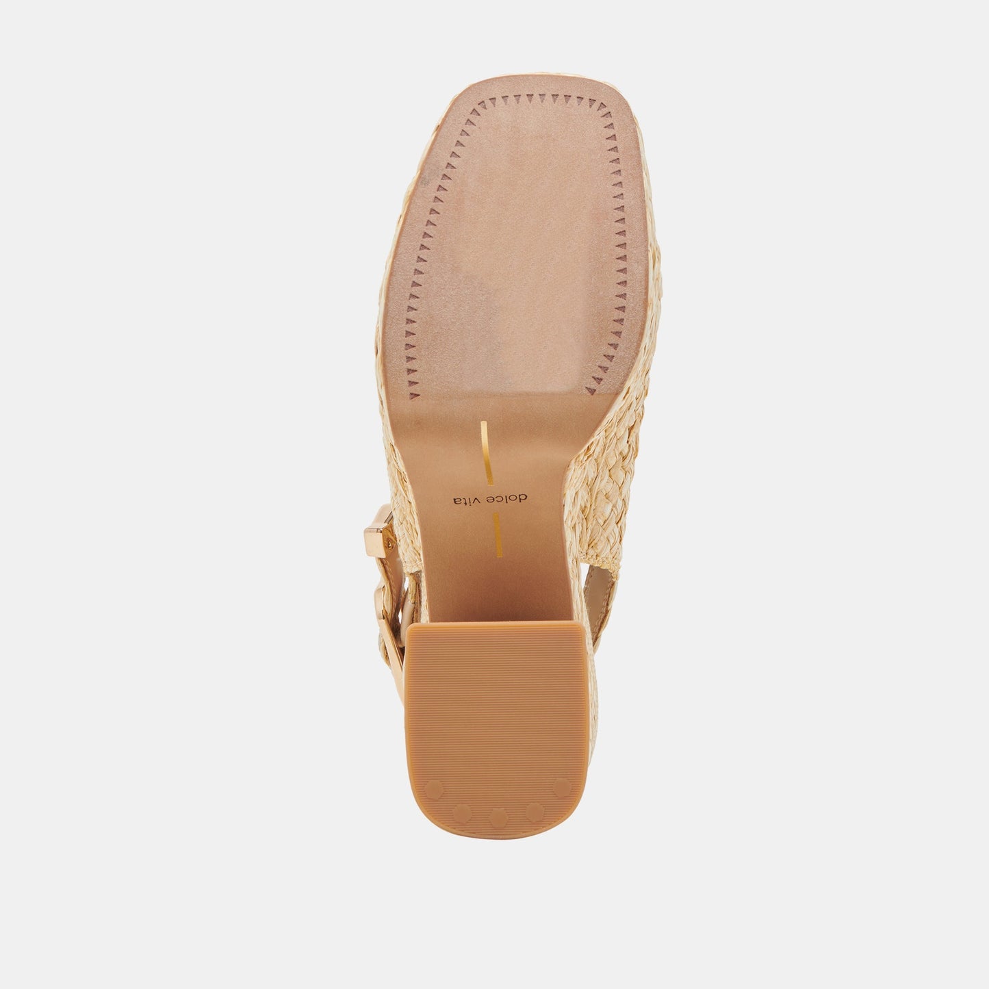 FLORES HEELS NATURAL RAFFIA - Dolce Vita