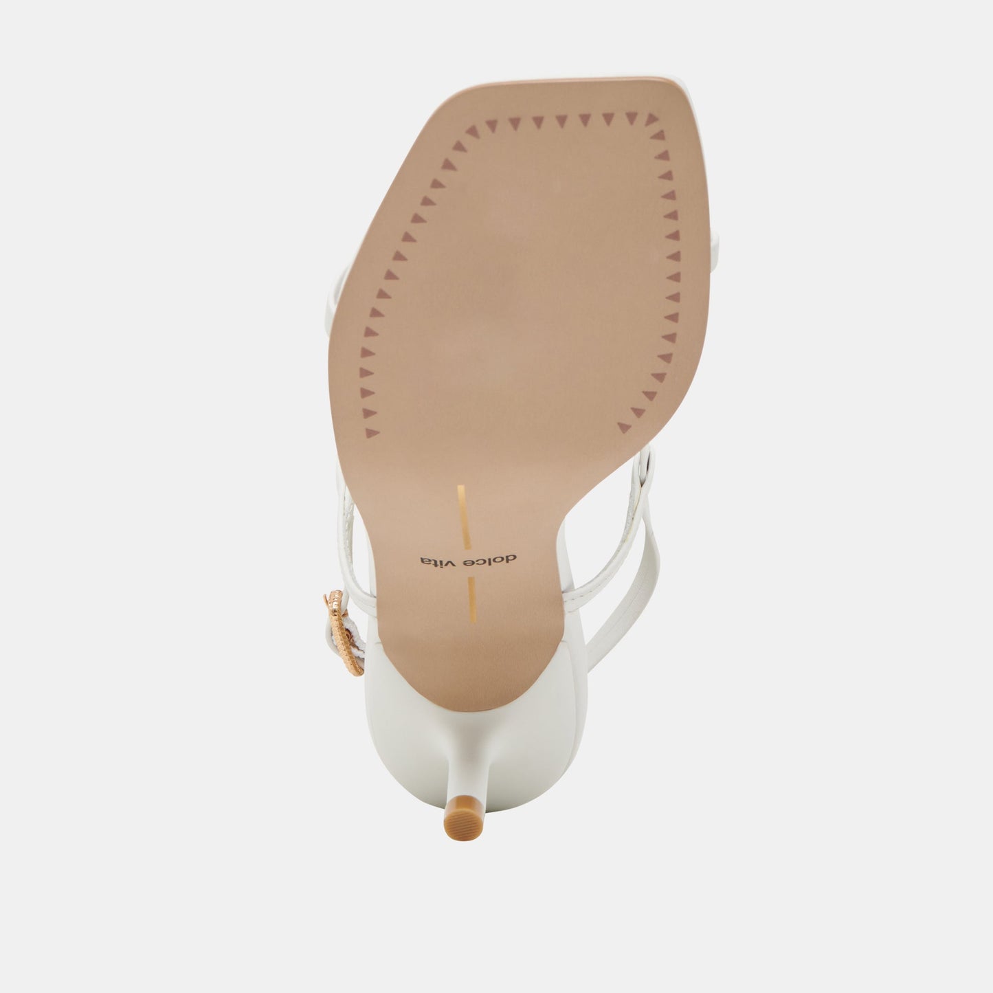 LAURY HEELS TRUE WHITE LEATHER - Dolce Vita