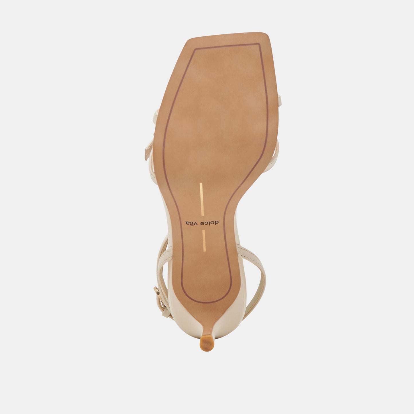 BAMBY HEELS BONE LEATHER - Dolce Vita