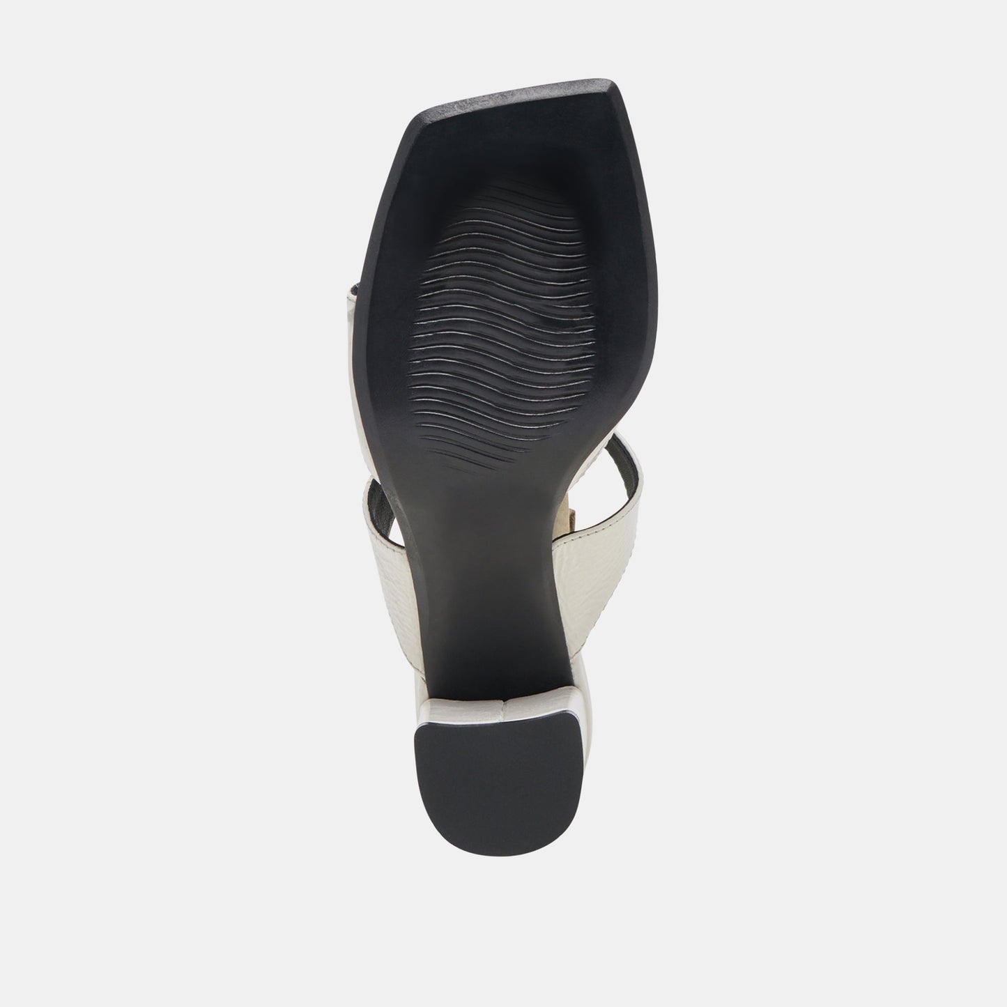 SHANE HEELS OFF WHITE CRINKLE PATENT - Dolce Vita