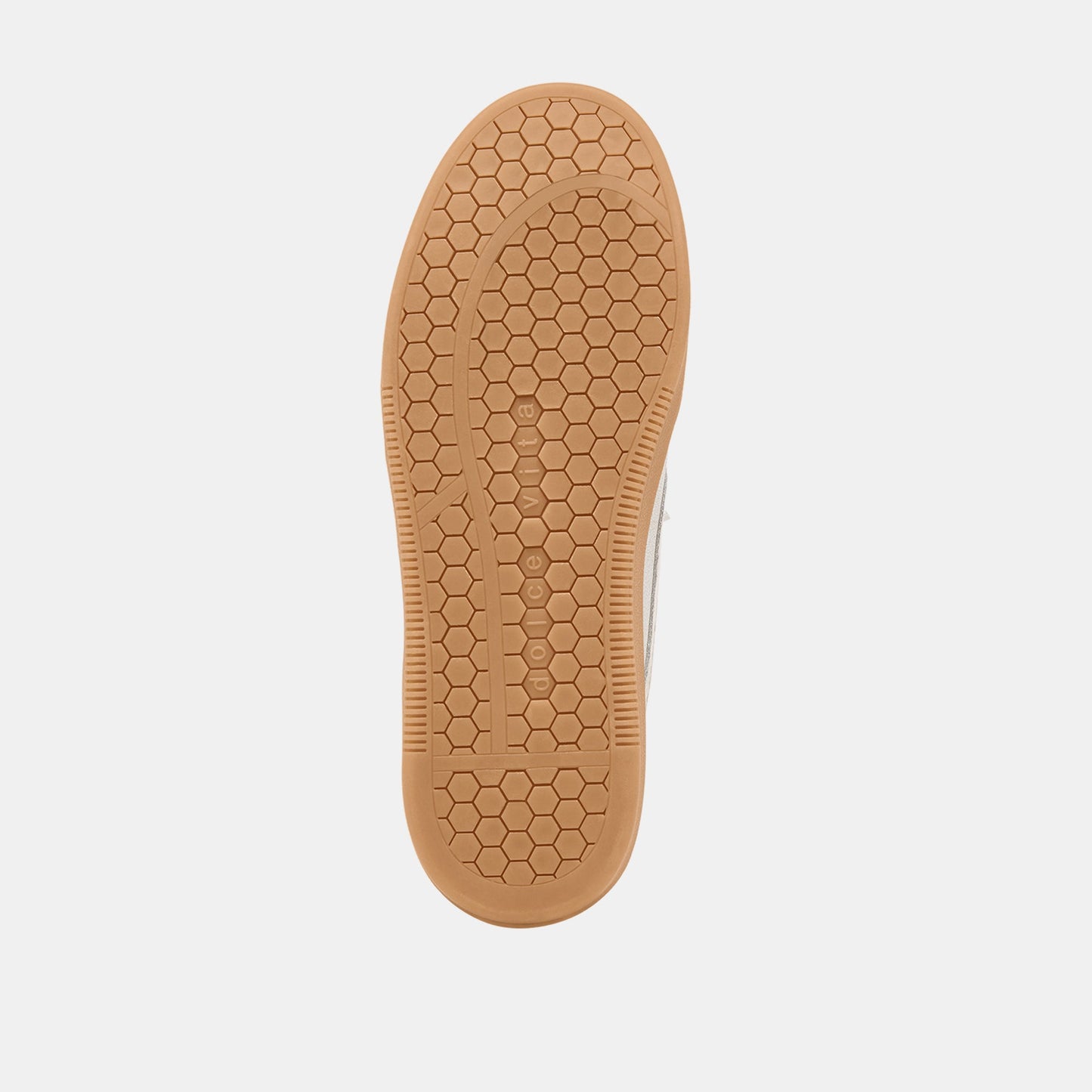Notice Slide Plush Off White Crackled Leather Sneakers - Dolce Vita