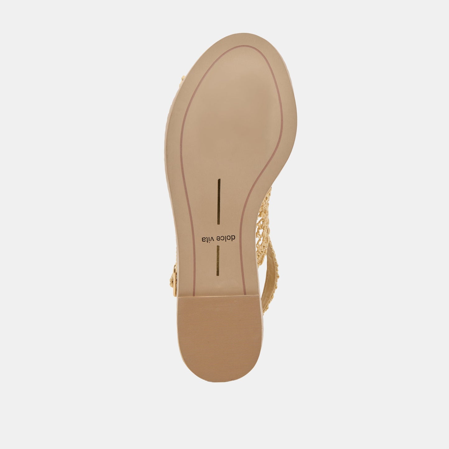 DEXLER WEDGES LT NATURAL WOVEN RAFFIA - Dolce Vita