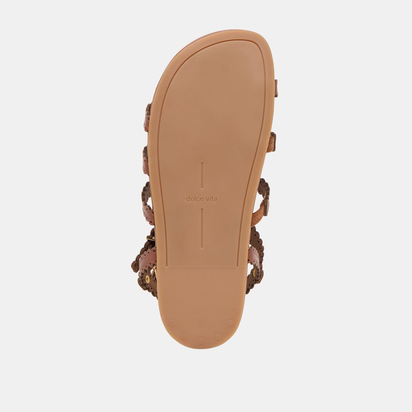 Susana Cognac Leather Sandals - Dolce Vita