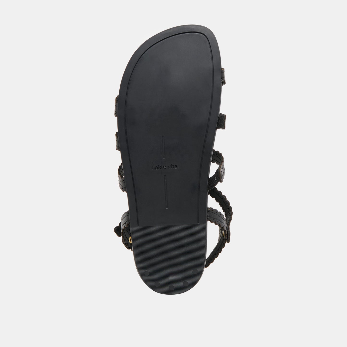 Susana Black Leather Sandals - Dolce Vita