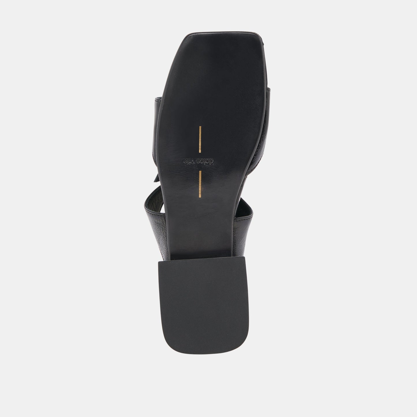 LAVERN SANDALS MIDNIGHT CRINKLE PATENT - Dolce Vita