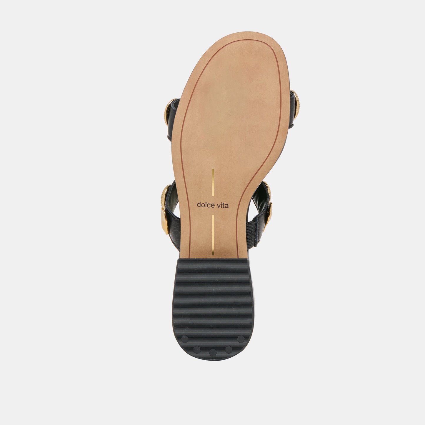Farrow Black Leather Sandals - Dolce Vita