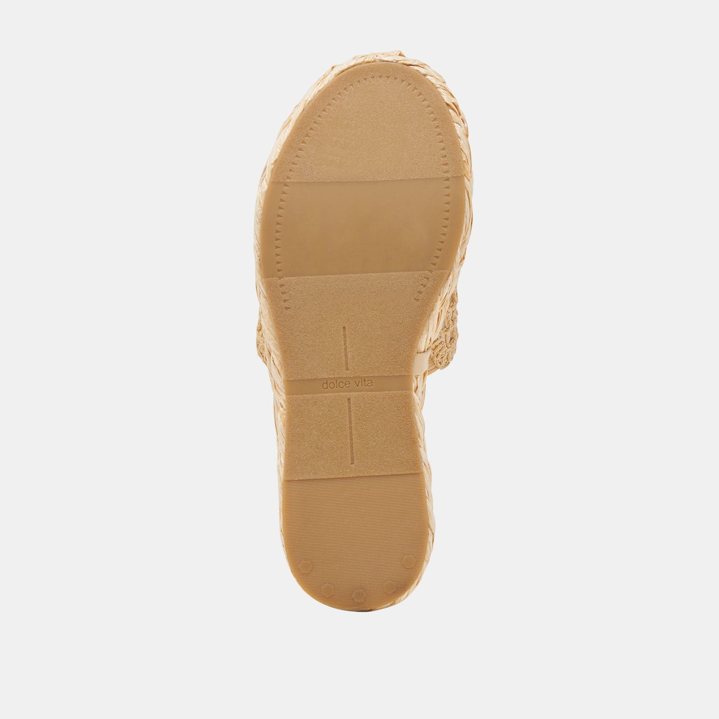 CHAVI MESH SANDALS NATURAL WOVEN RAFFIA - Dolce Vita