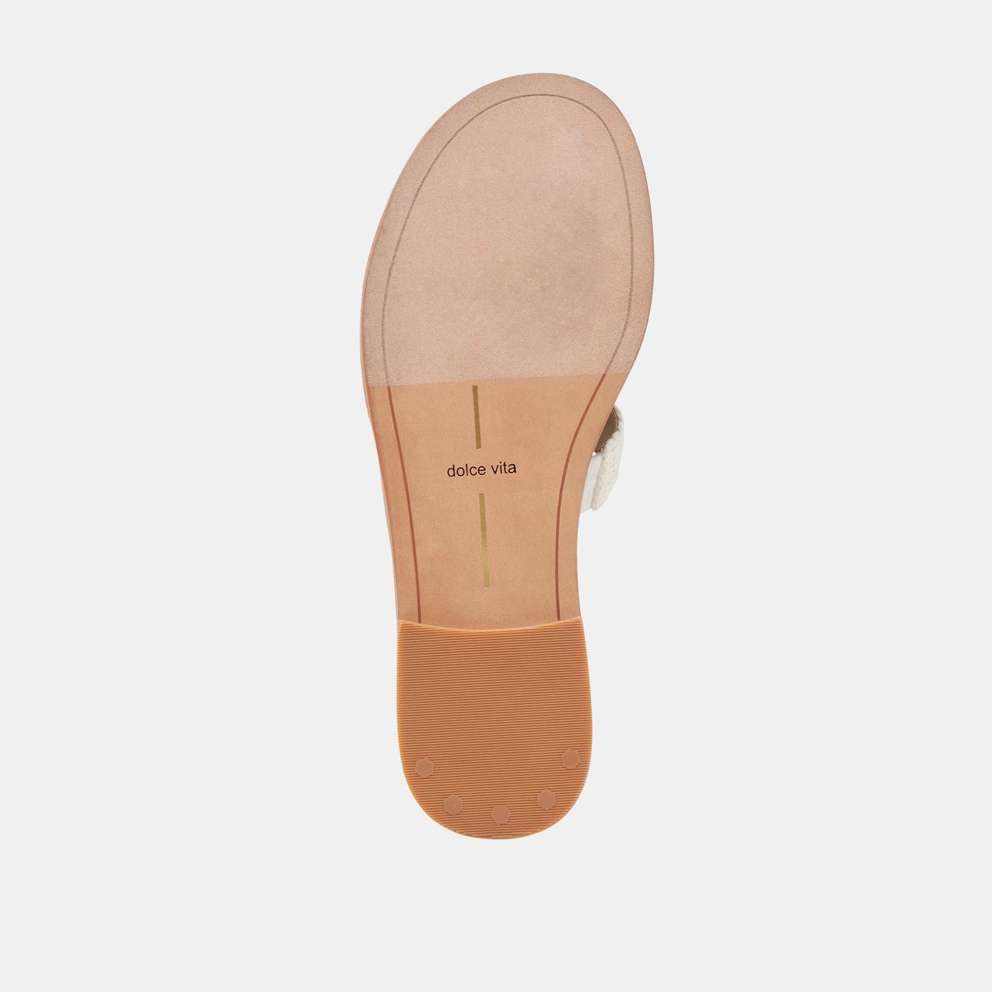 EMON SANDALS WHITE RAFFIA - Dolce Vita
