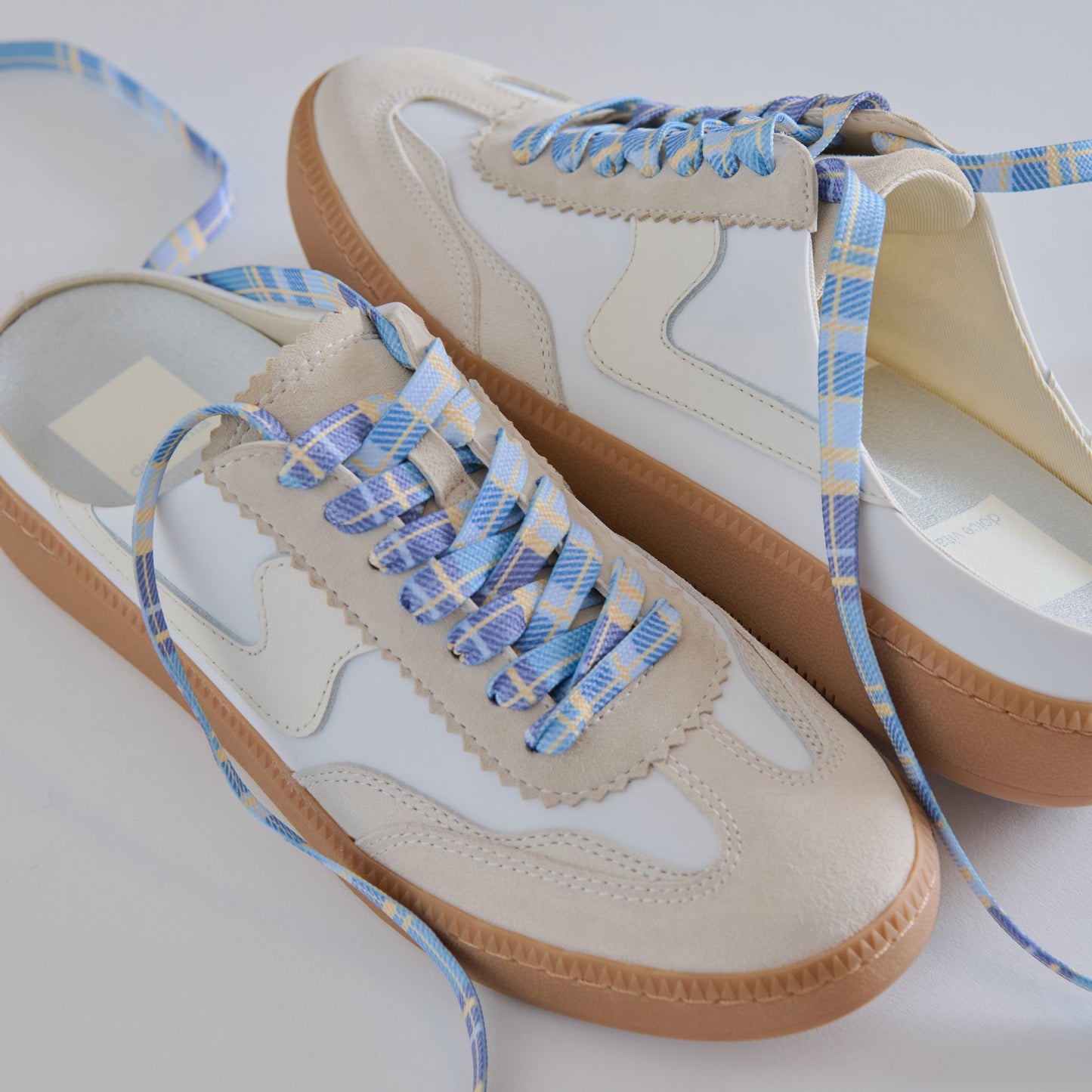 PREPPY PLAID LACE BLUE MULTI - Dolce Vita