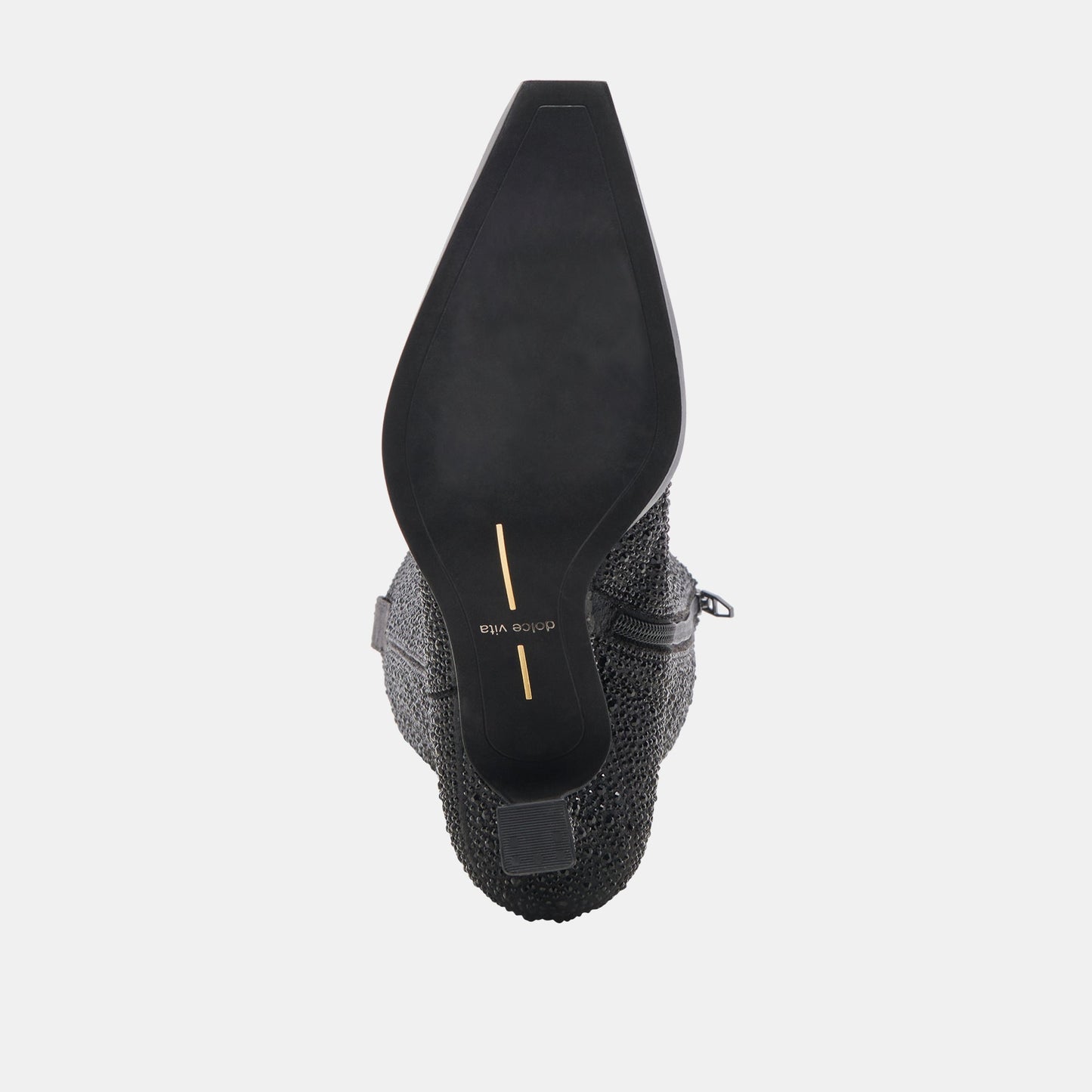 ARIANA CRYSTAL BOOTS BLACK METALLIC CRYSTAL - Dolce Vita