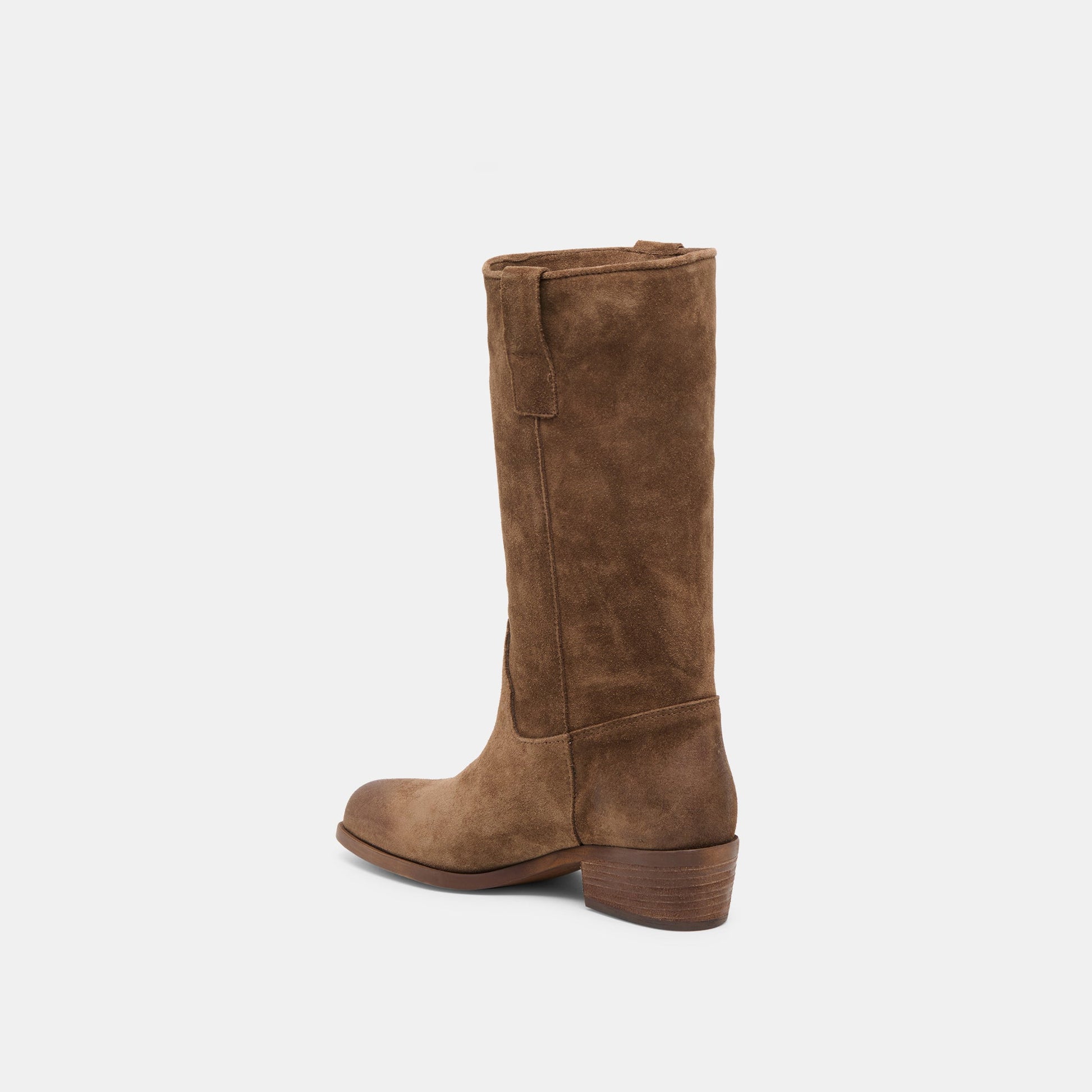Romie Chocolate Suede Boots - Dolce Vita