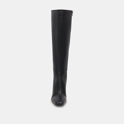 Gyra Black Leather Boots - Dolce Vita