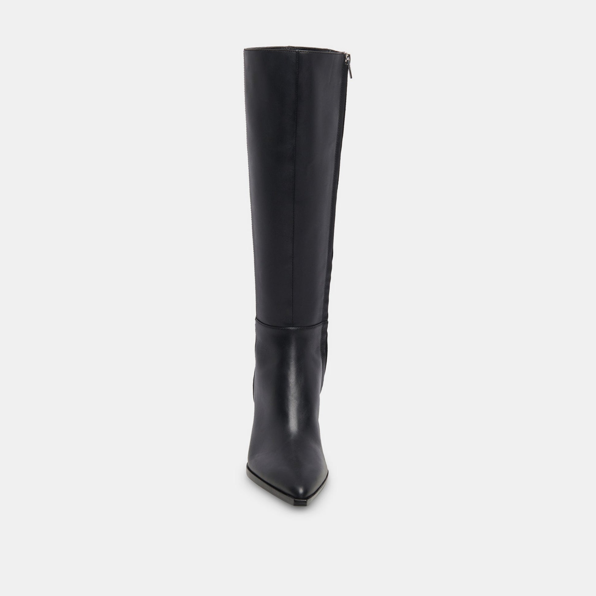 Auggie Black Leather Boots - Dolce Vita