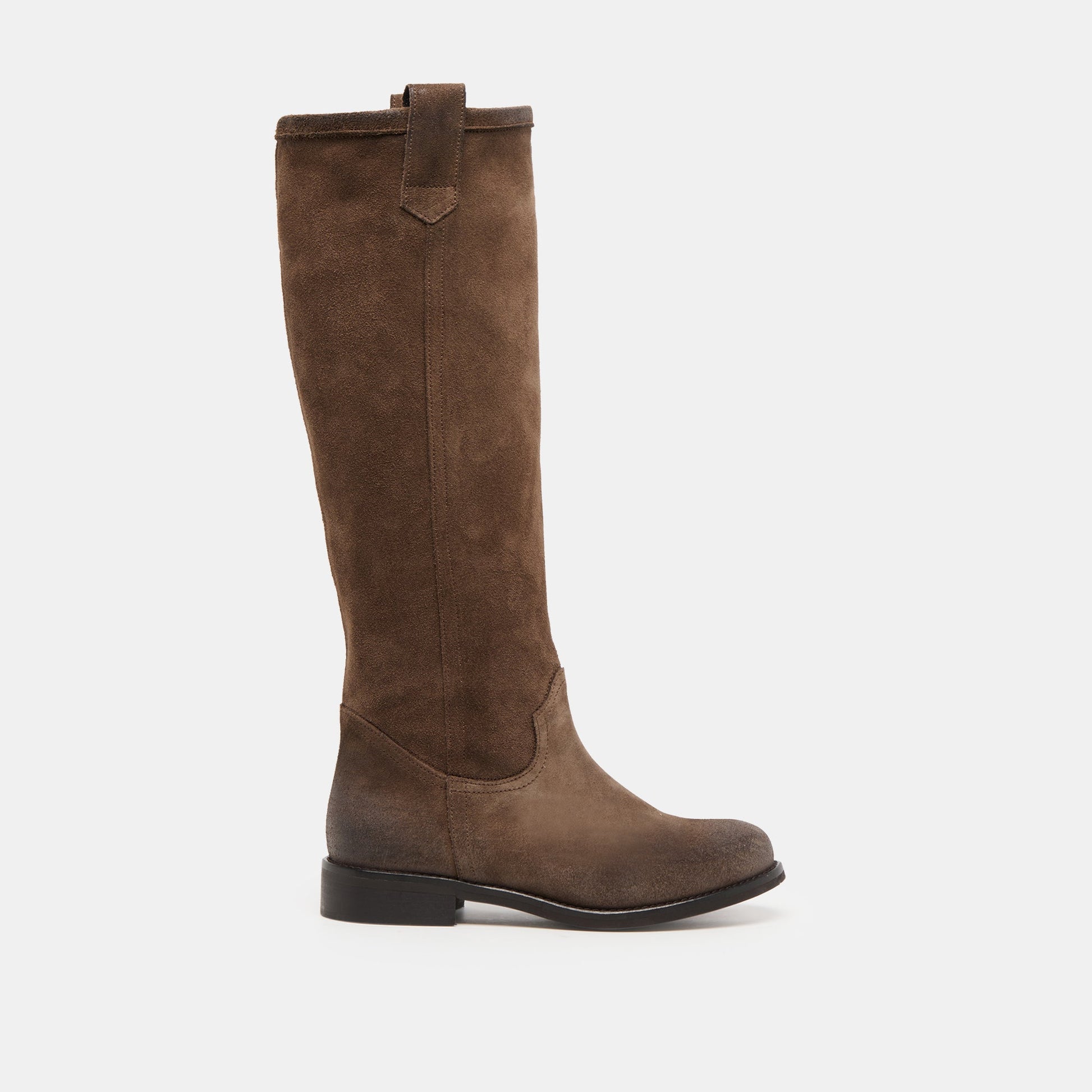 Ramzy Chocolate Suede Boots - Dolce Vita