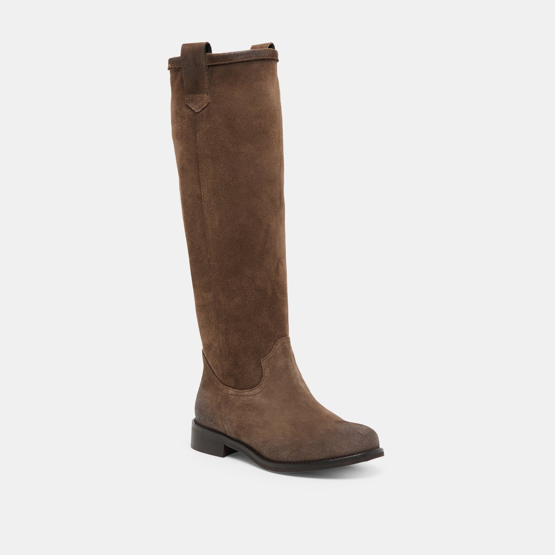 Ramzy Chocolate Suede Boots - Dolce Vita