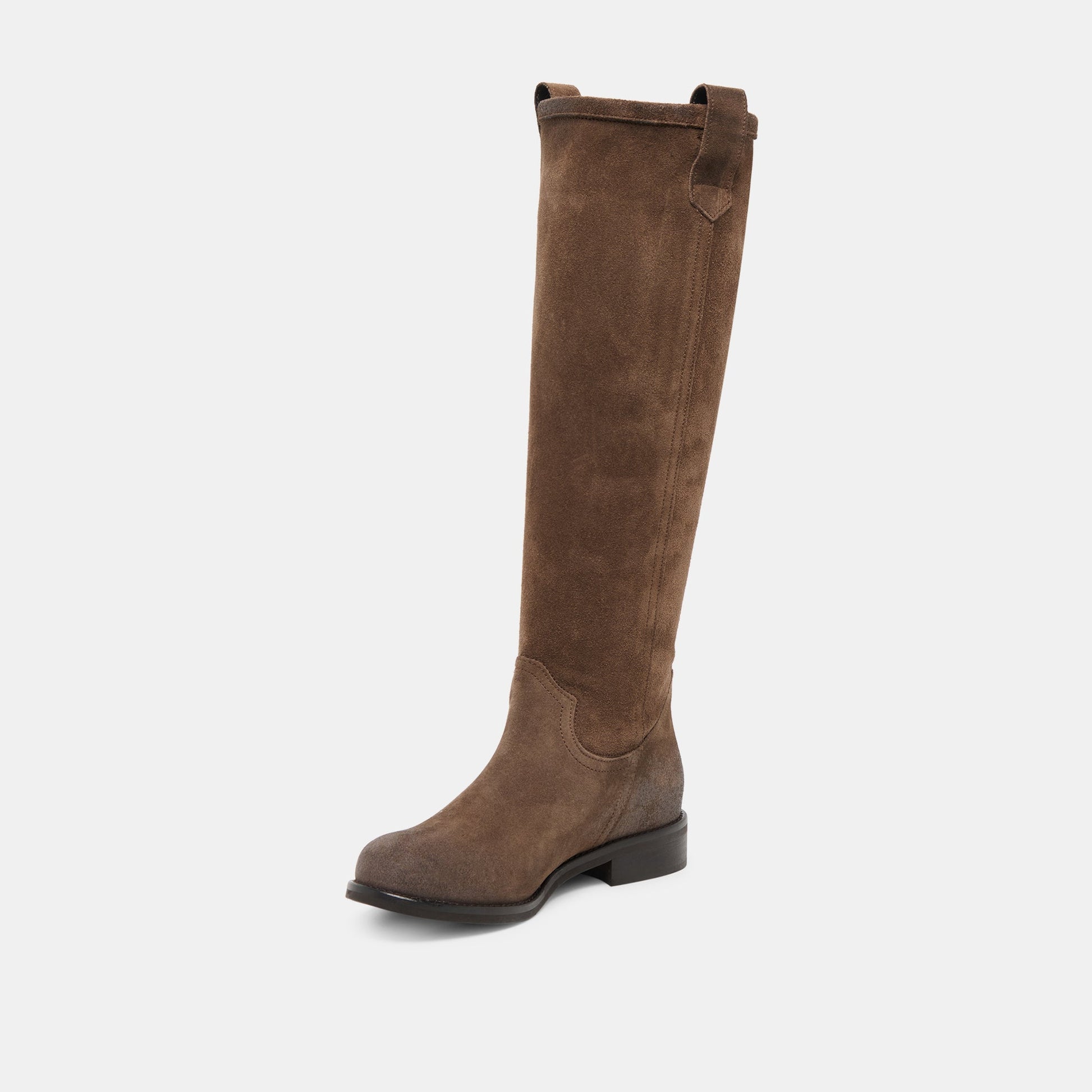 Ramzy Chocolate Suede Boots - Dolce Vita
