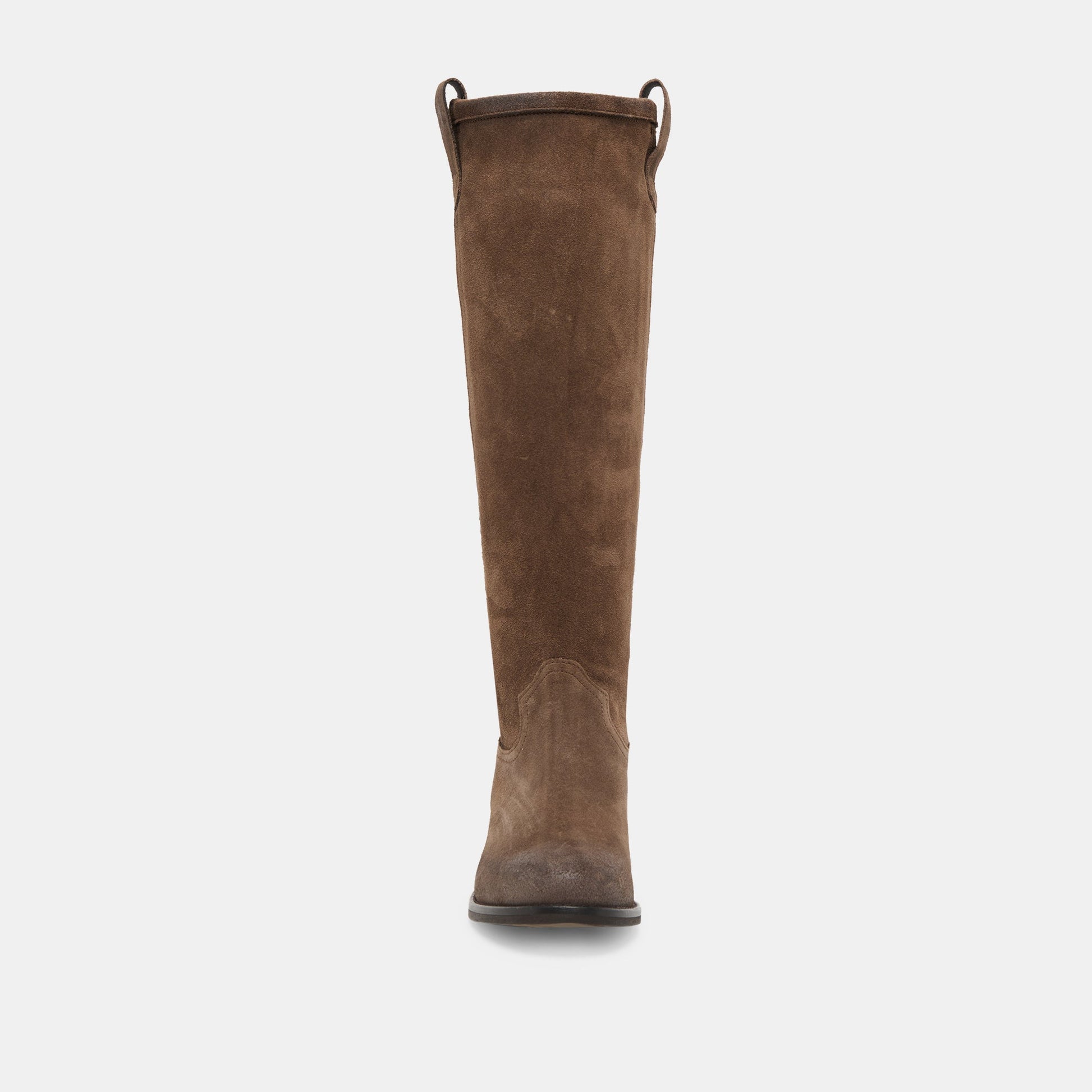Ramzy Chocolate Suede Boots - Dolce Vita