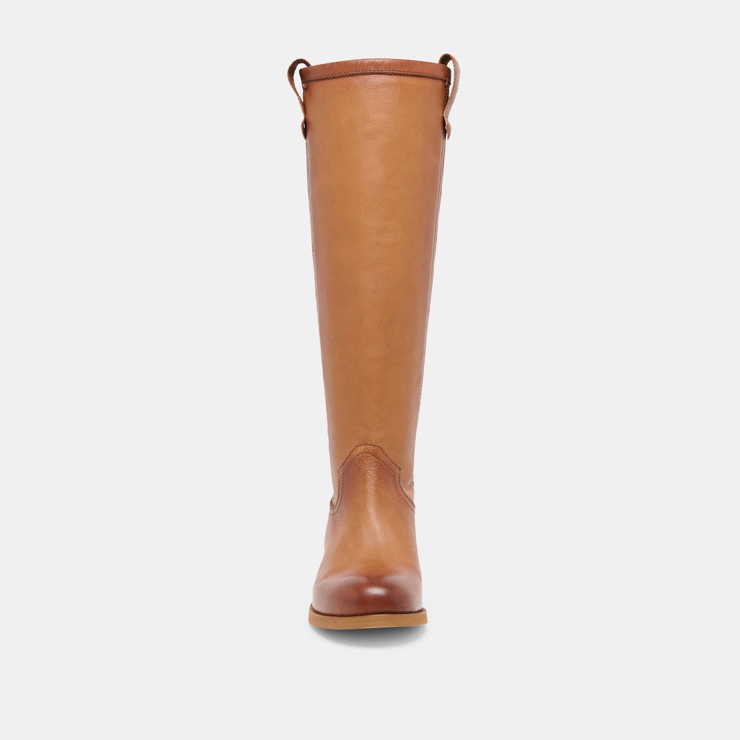 Ramzy Cognac Leather Boots - Dolce Vita