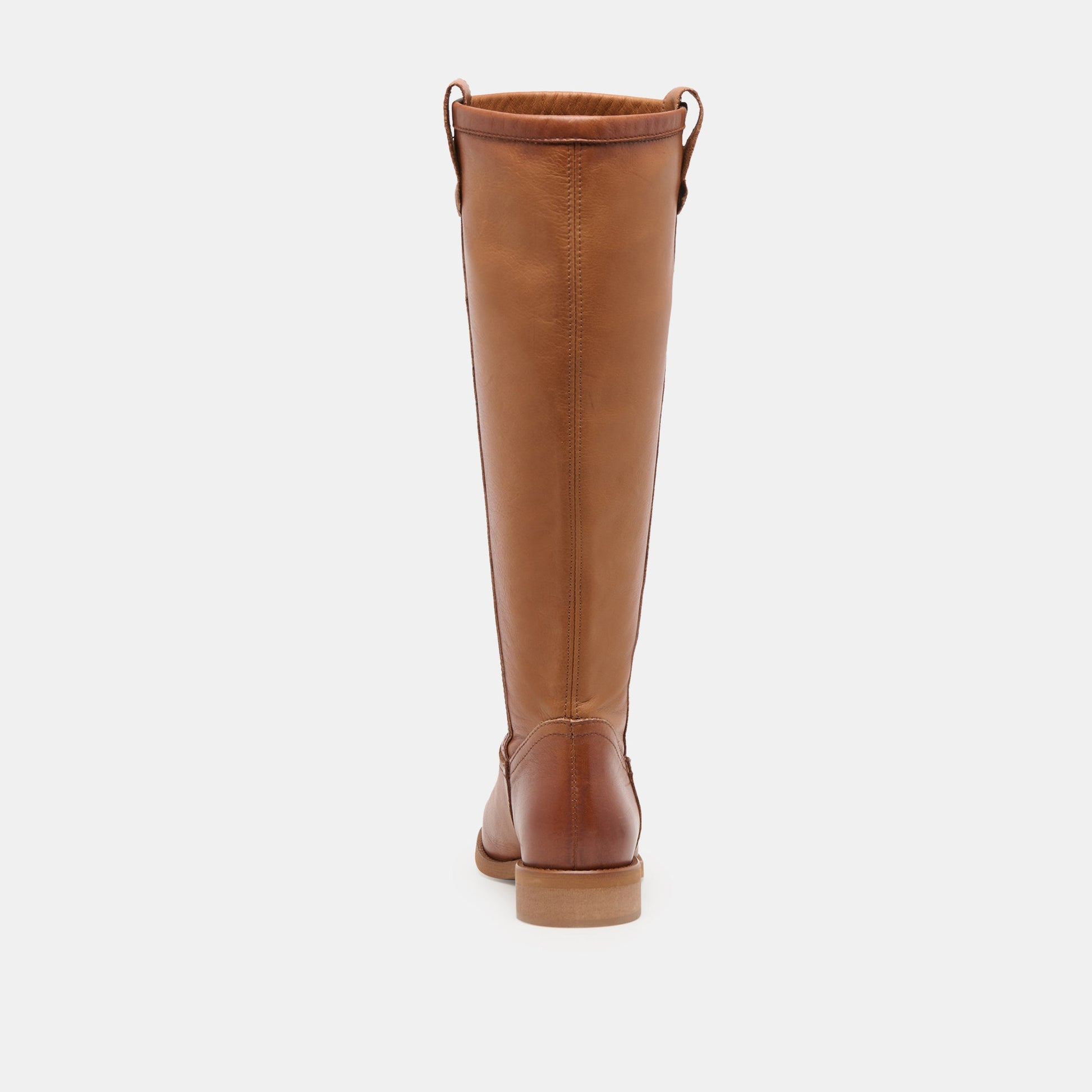 Ramzy Cognac Leather Boots - Dolce Vita