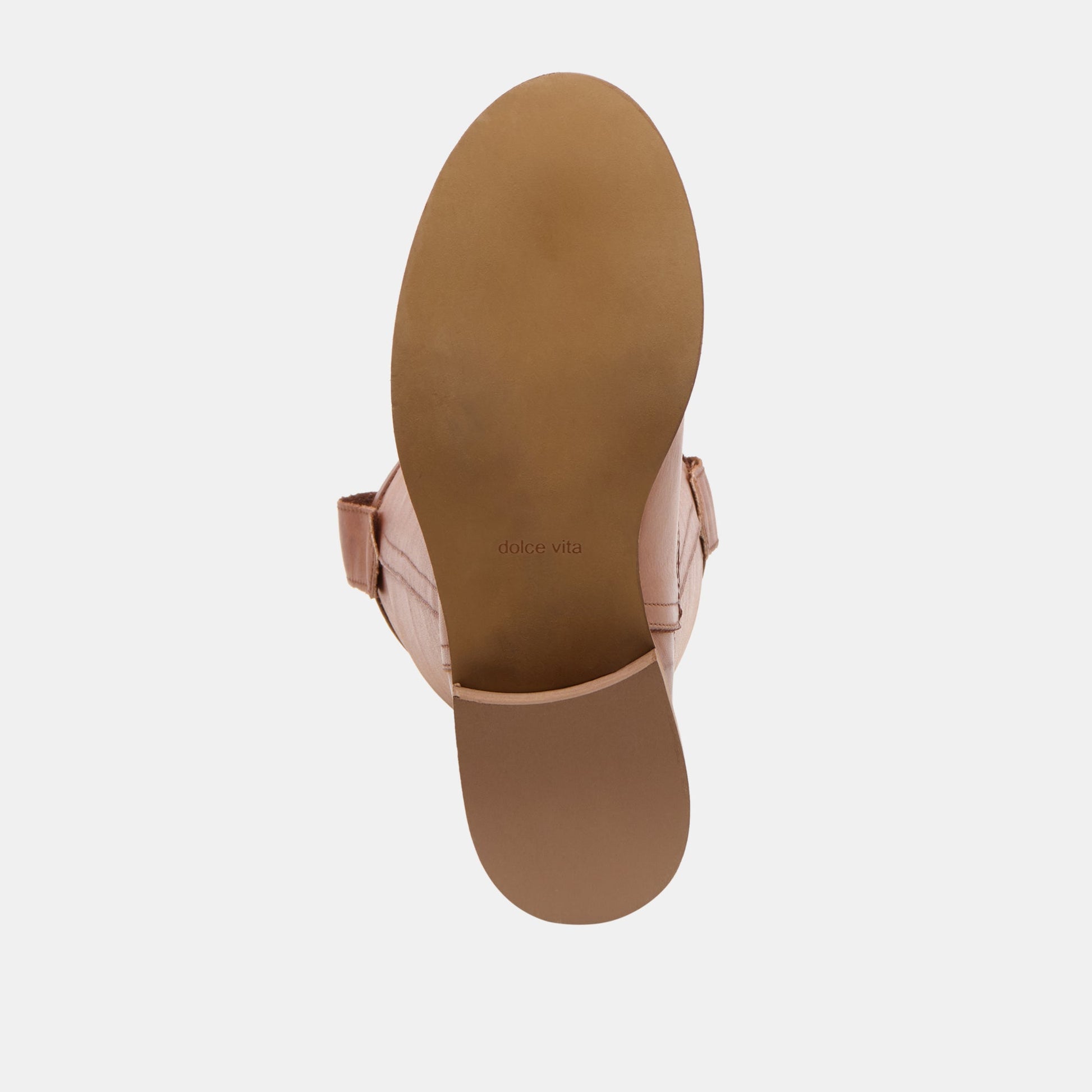Ramzy Cognac Leather Boots - Dolce Vita