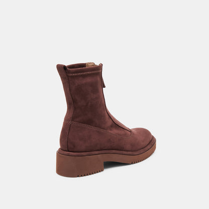 Shante Mahogany Stella Suede Boots - Dolce Vita